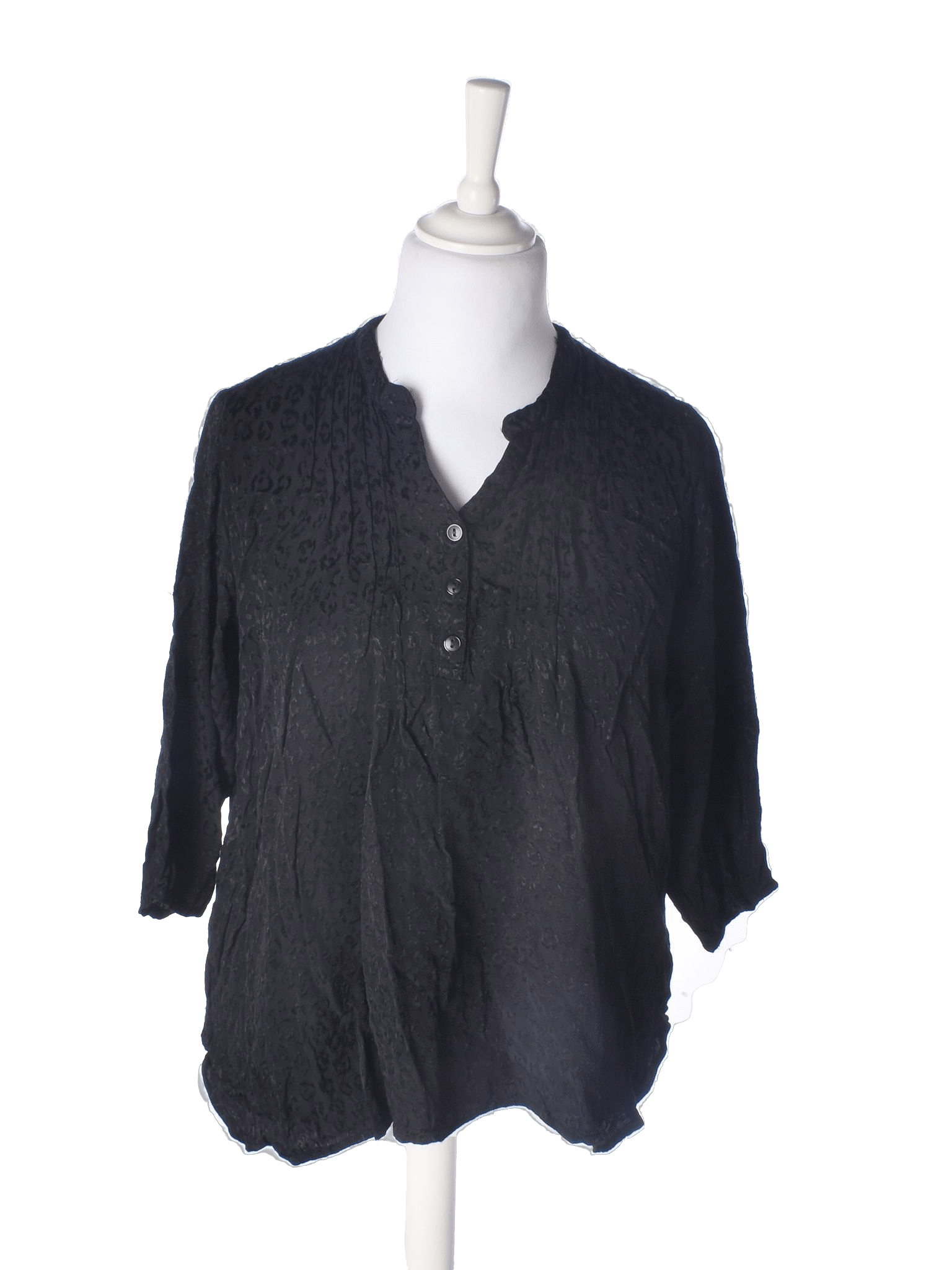 2-Biz Bluse - XXL / Sort / Kvinde - SassyLAB Secondhand