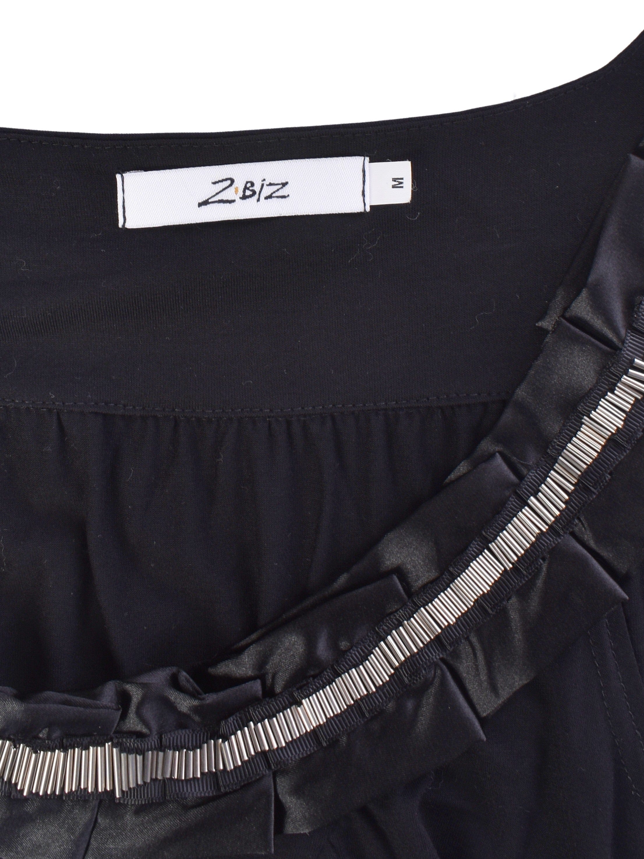 2-Biz Top - M / Sort / Kvinde - SassyLAB Secondhand