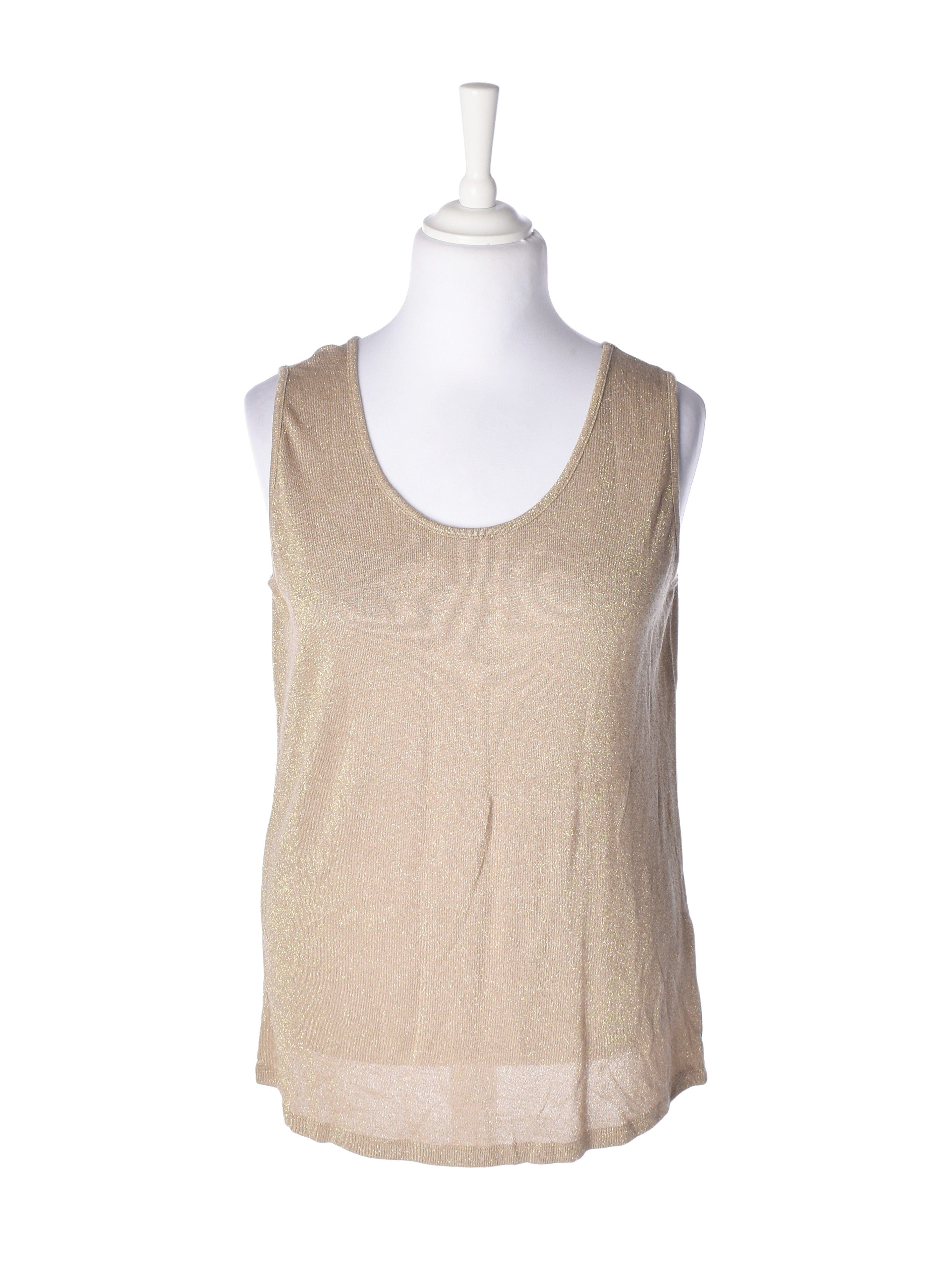 2-Biz Top - XXL / Guld / Kvinde - SassyLAB Secondhand