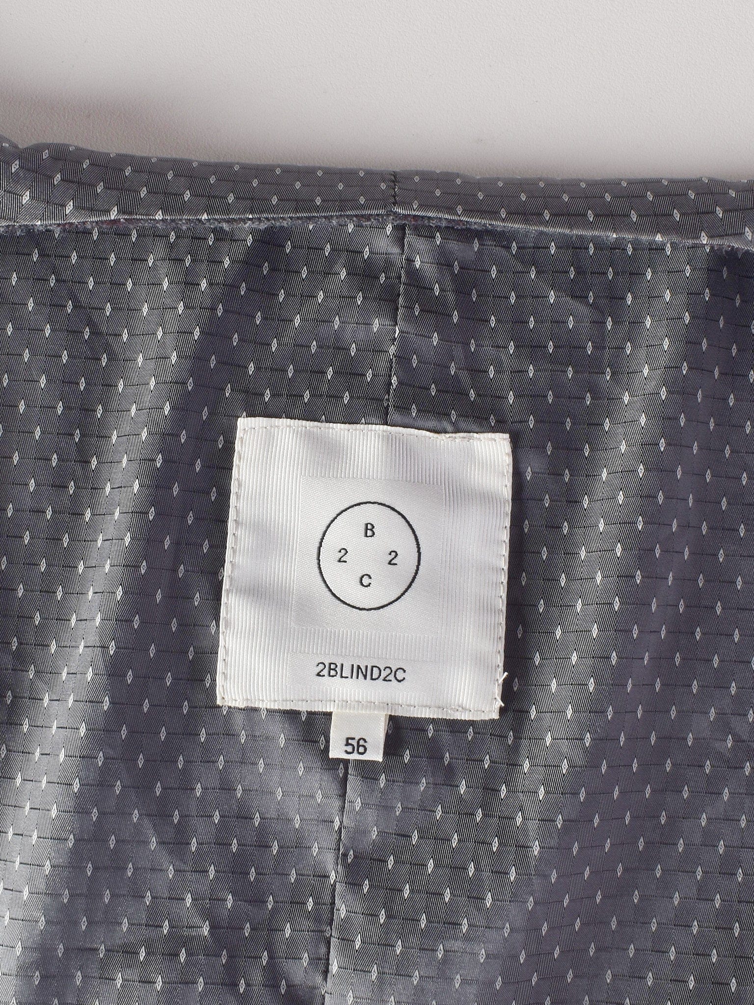 2Blind2c Vest - 56 / Grå / Mand - SassyLAB Secondhand