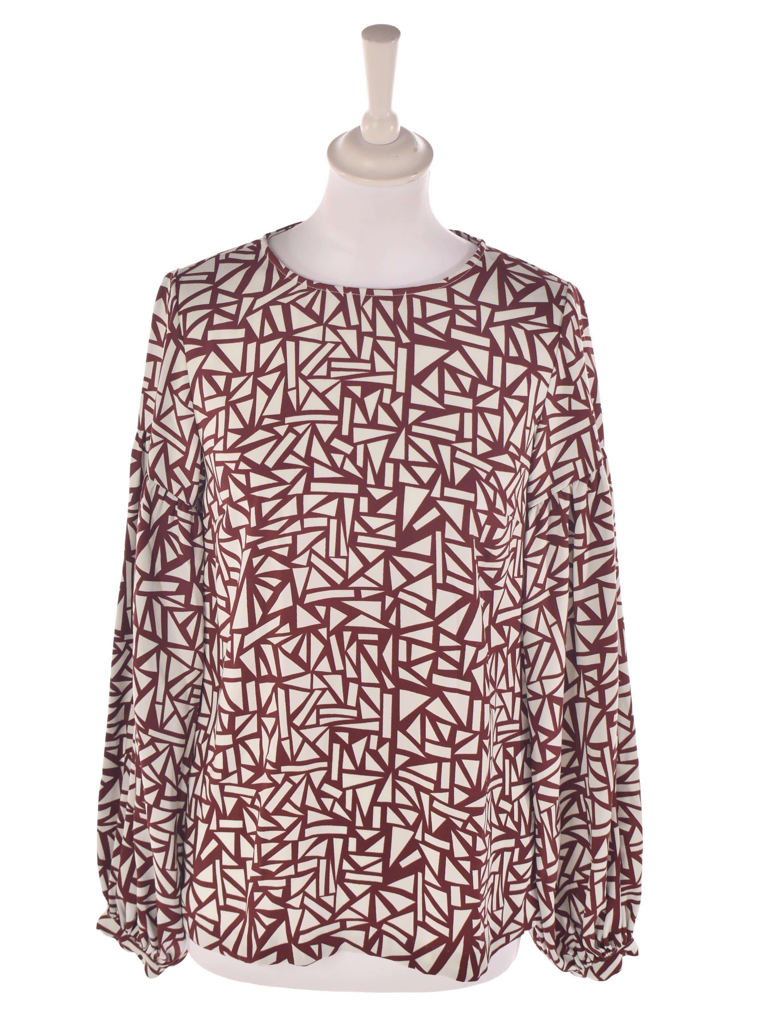 2NDDAY Bluse - 34 / Rød / Kvinde - SassyLAB Secondhand