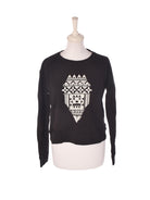 A Question Of Sweatshirt - S / Sort / Kvinde - SassyLAB Secondhand