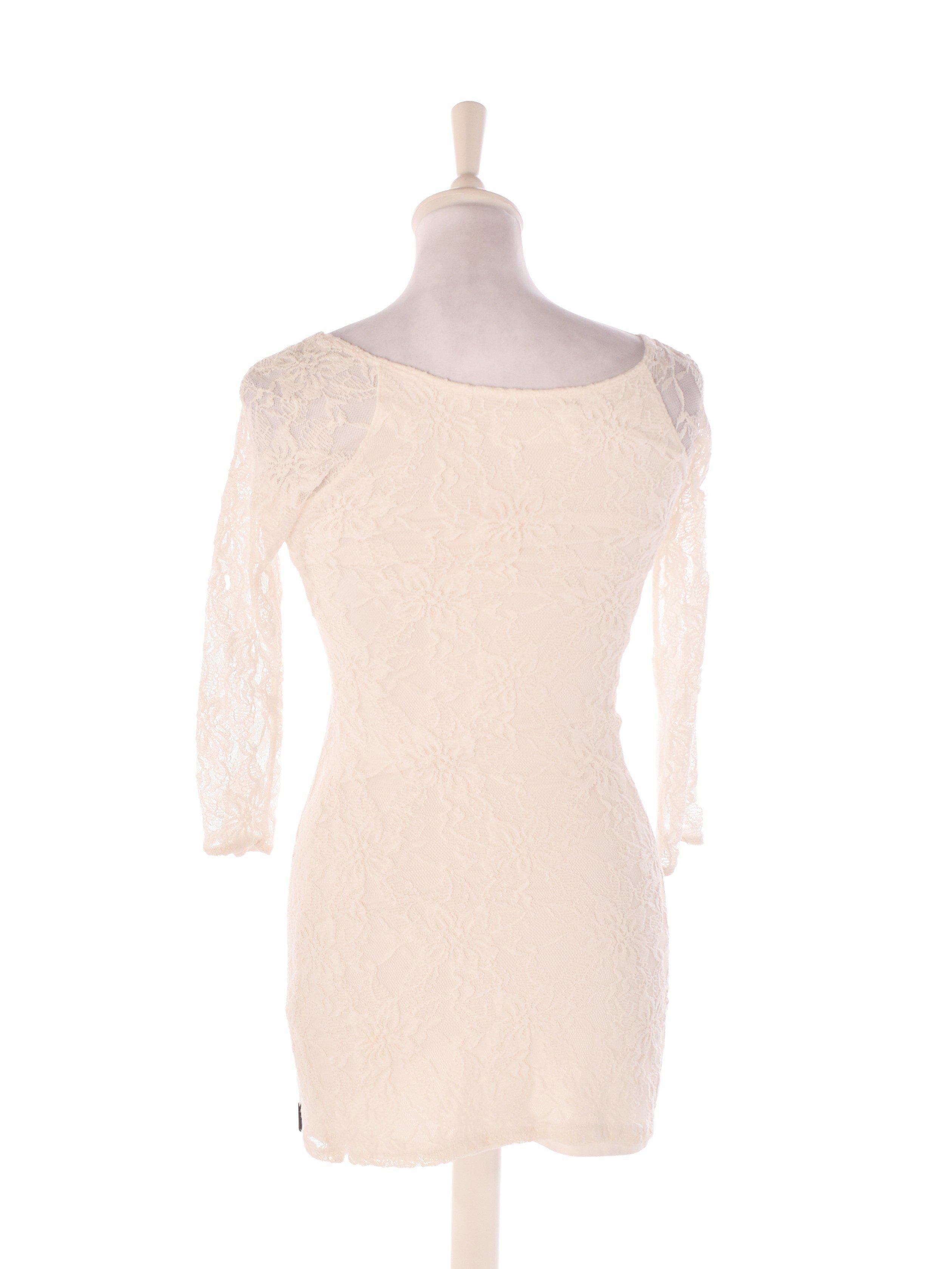 Abercrombie & Fitch Kjole - XS / Hvid / Kvinde - SassyLAB Secondhand