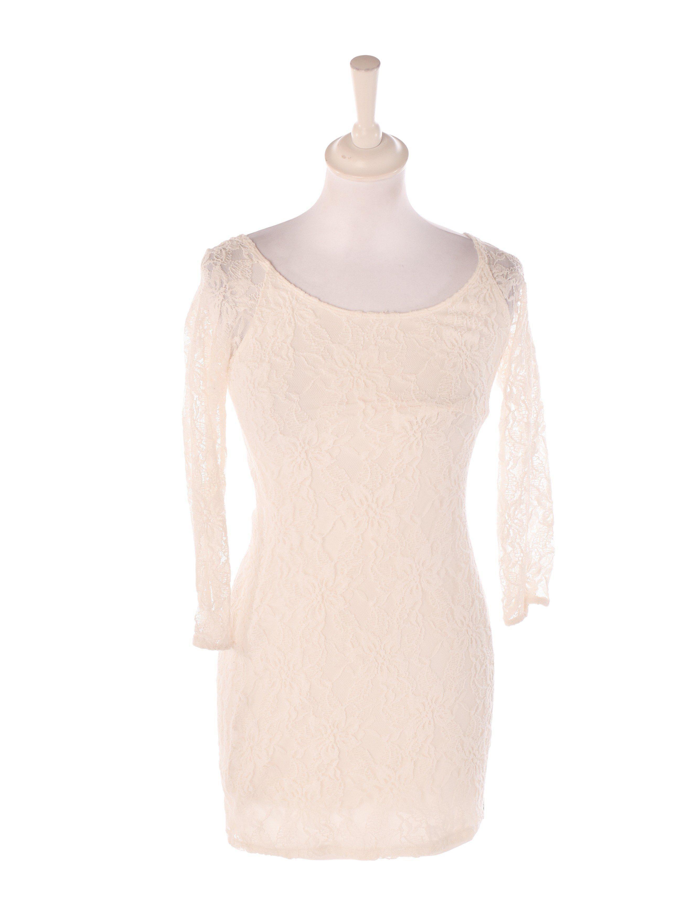 Abercrombie & Fitch Kjole - XS / Hvid / Kvinde - SassyLAB Secondhand