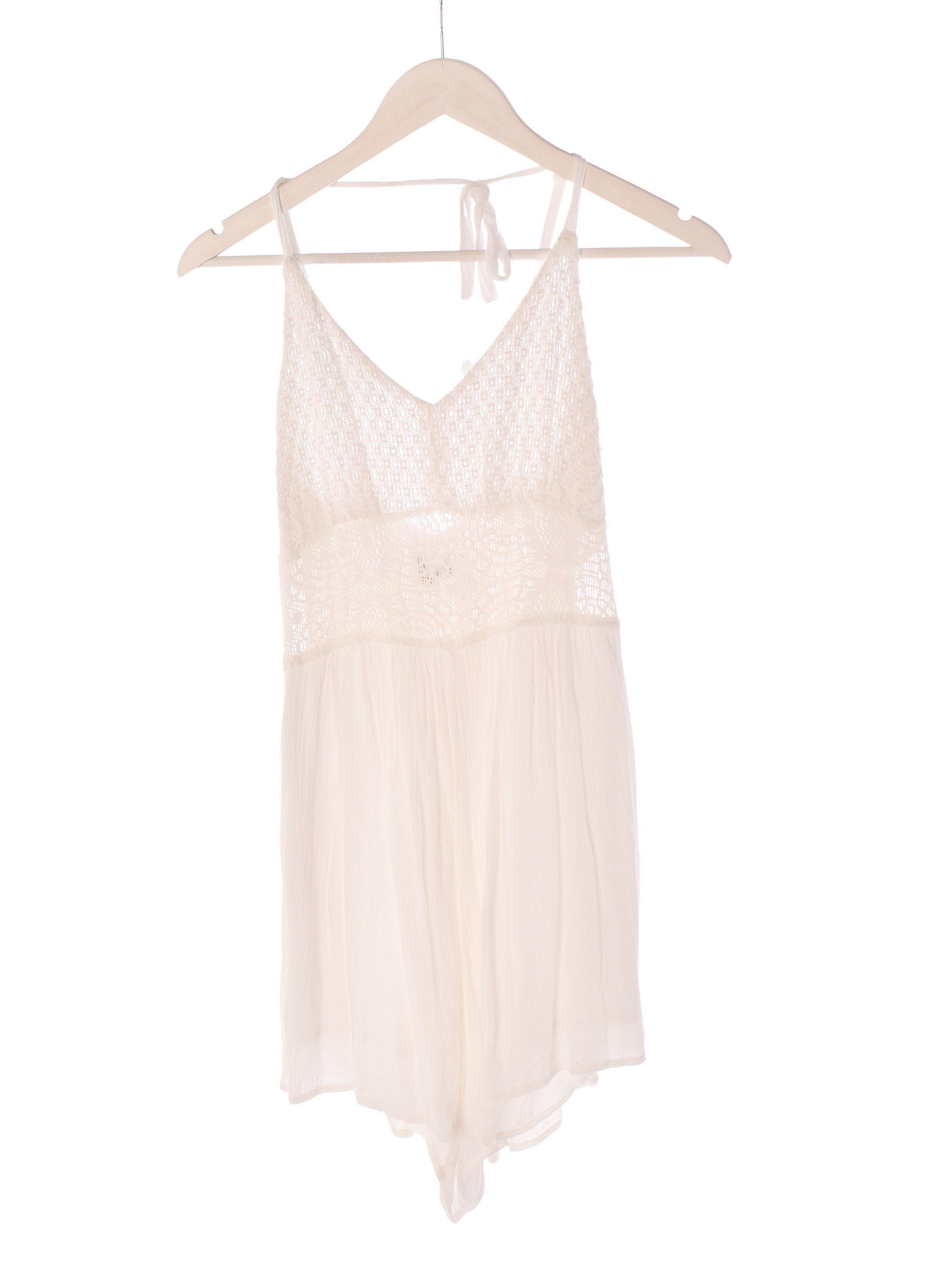 Abercrombie & Fitch Playsuit - L / Hvid / Kvinde - SassyLAB Secondhand