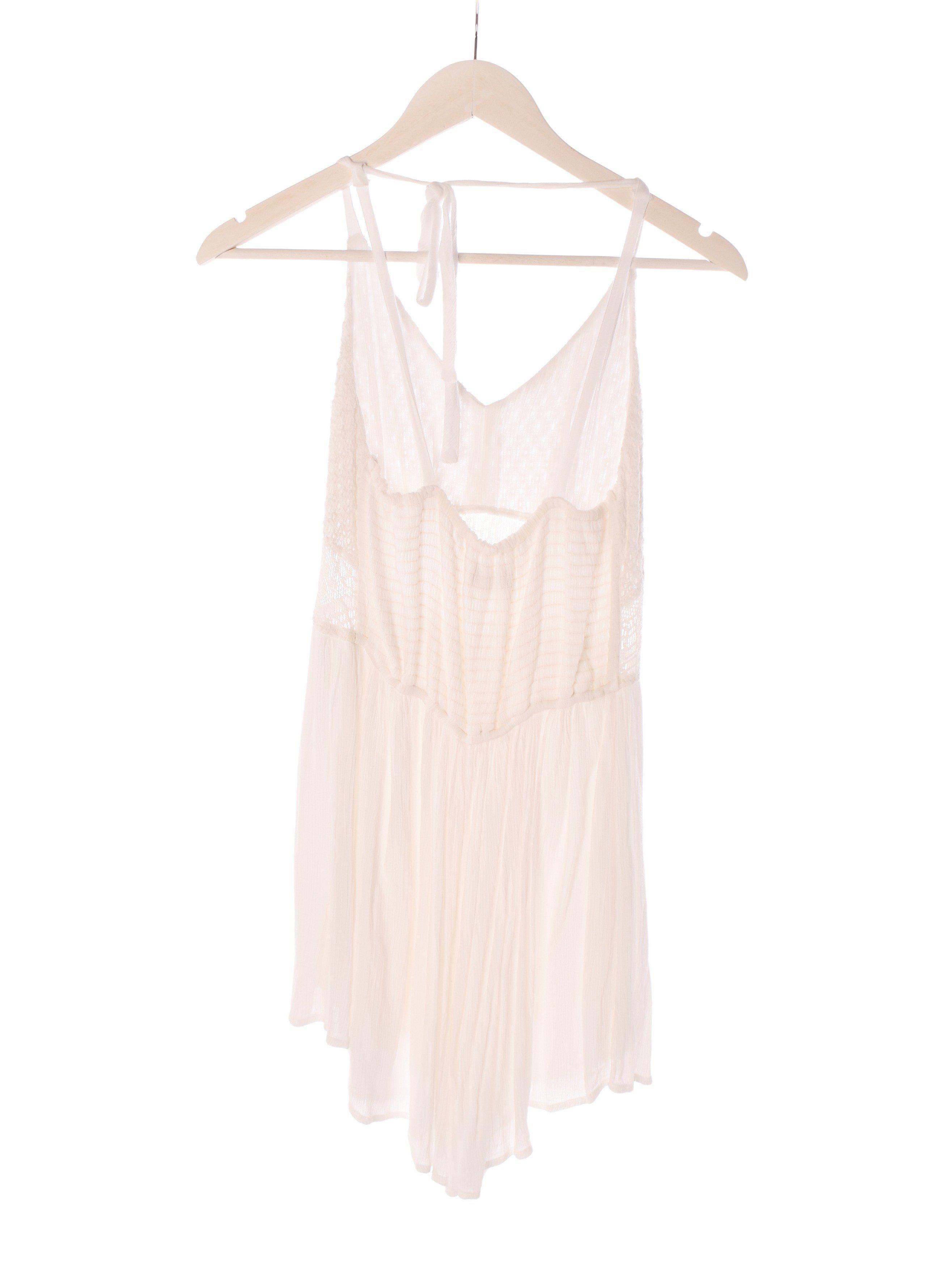Abercrombie & Fitch Playsuit - L / Hvid / Kvinde - SassyLAB Secondhand
