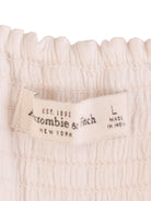 Abercrombie & Fitch Playsuit - L / Hvid / Kvinde - SassyLAB Secondhand