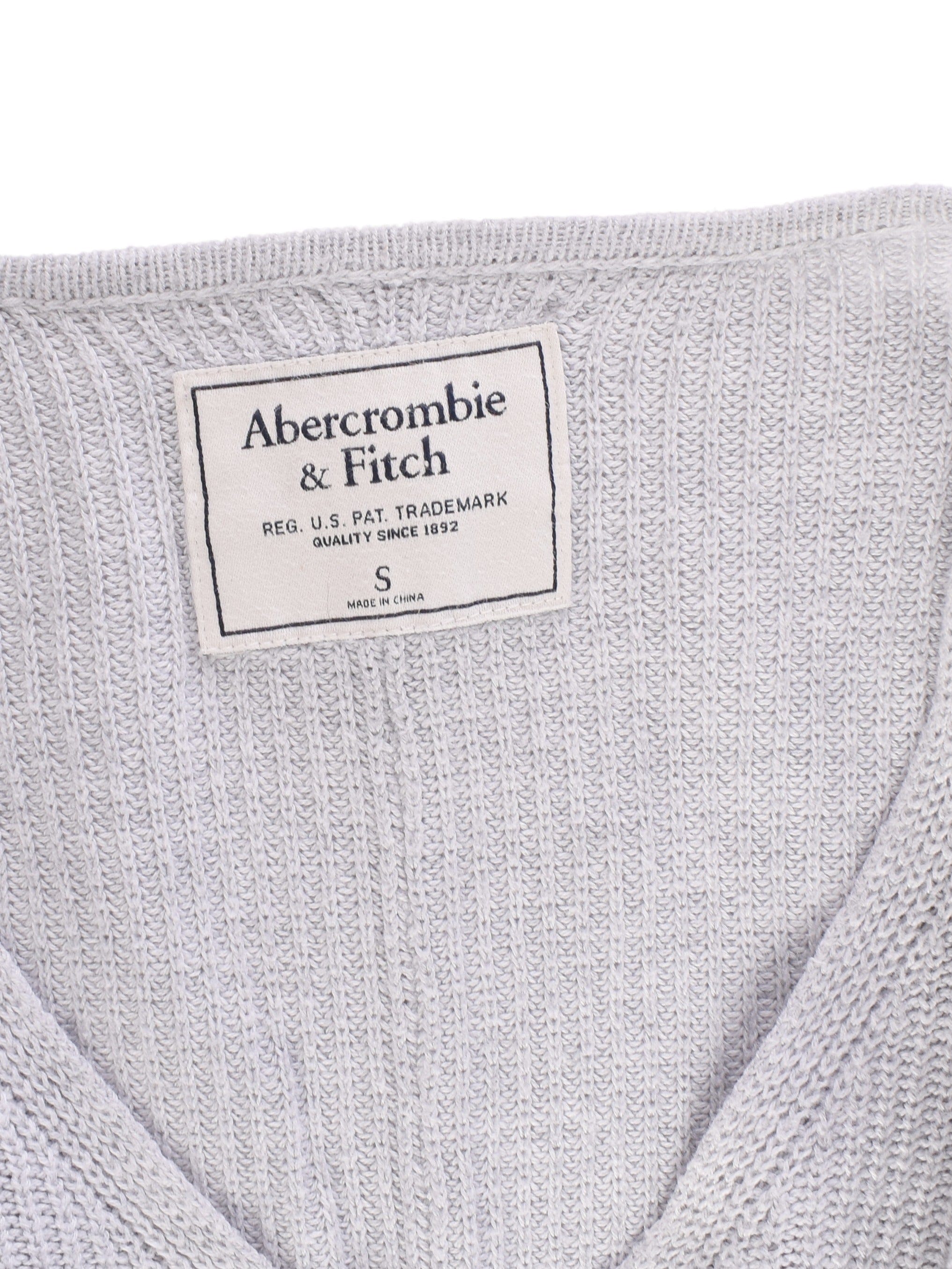 Abercrombie & Fitch Sweater - S / Grå / Kvinde - SassyLAB Secondhand