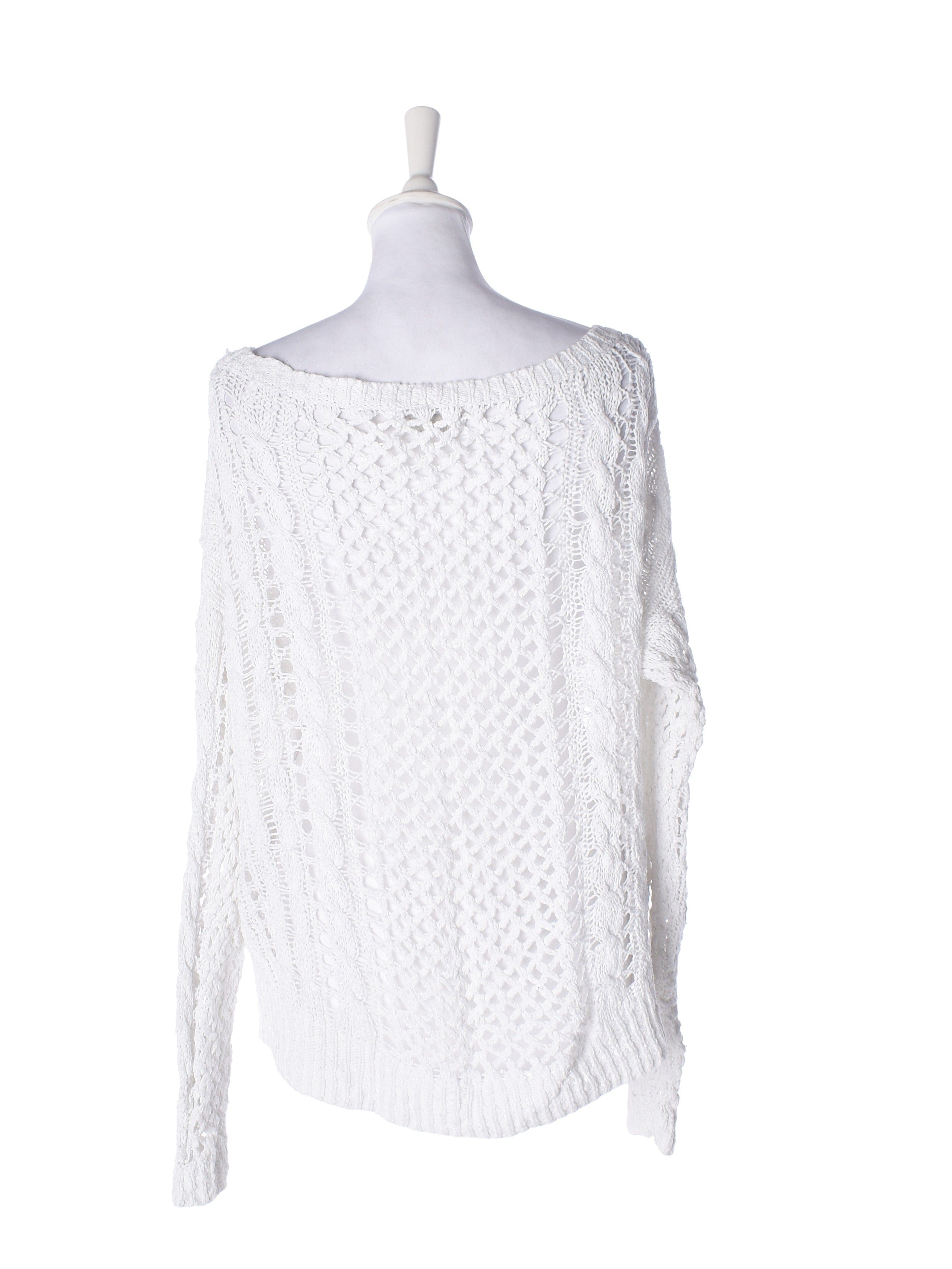 Abercrombie & Fitch Sweater - XS/S / Hvid / Kvinde - SassyLAB Secondhand