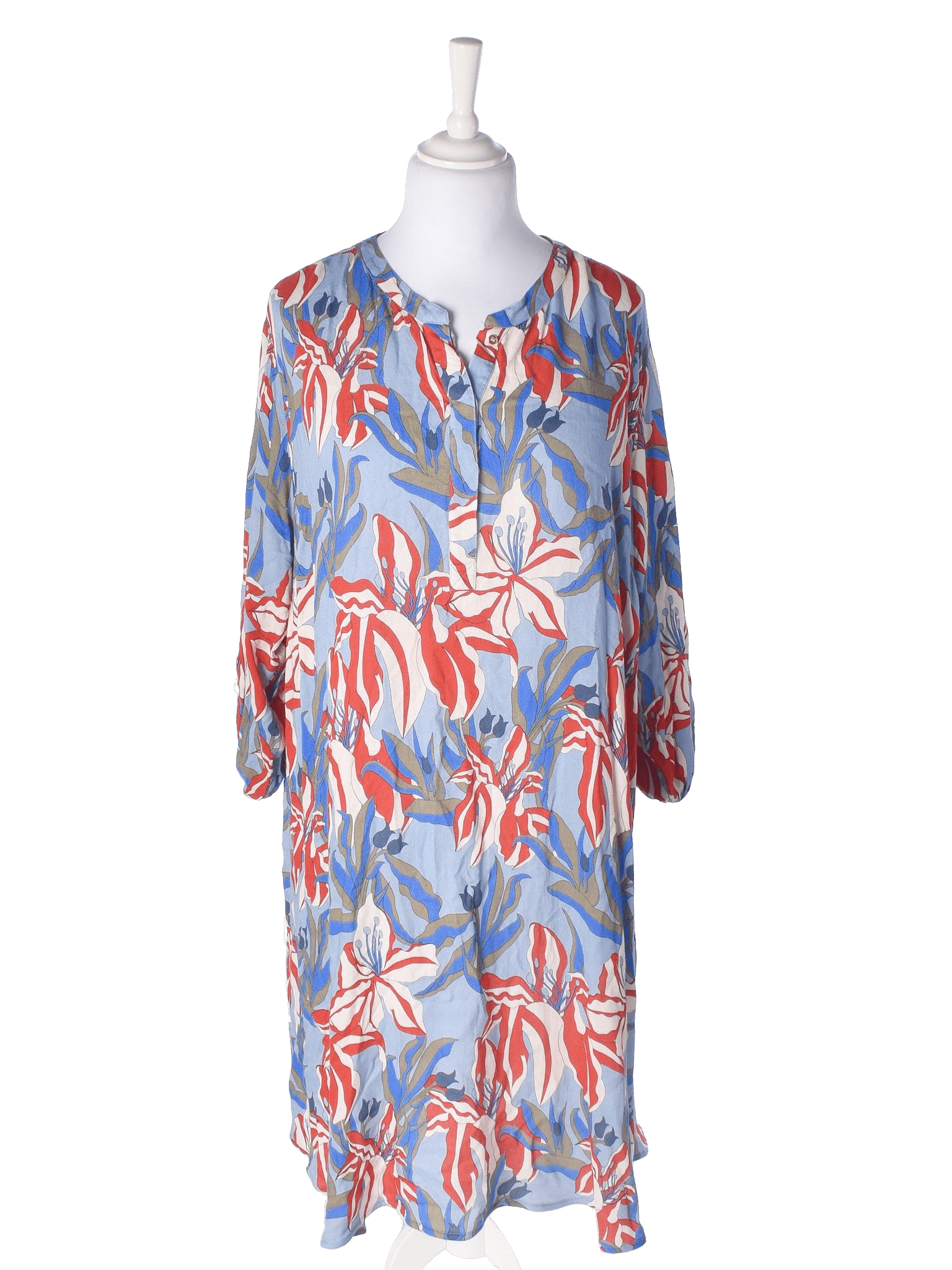 Adia Kjole - L / Blomstret / Kvinde - SassyLAB Secondhand