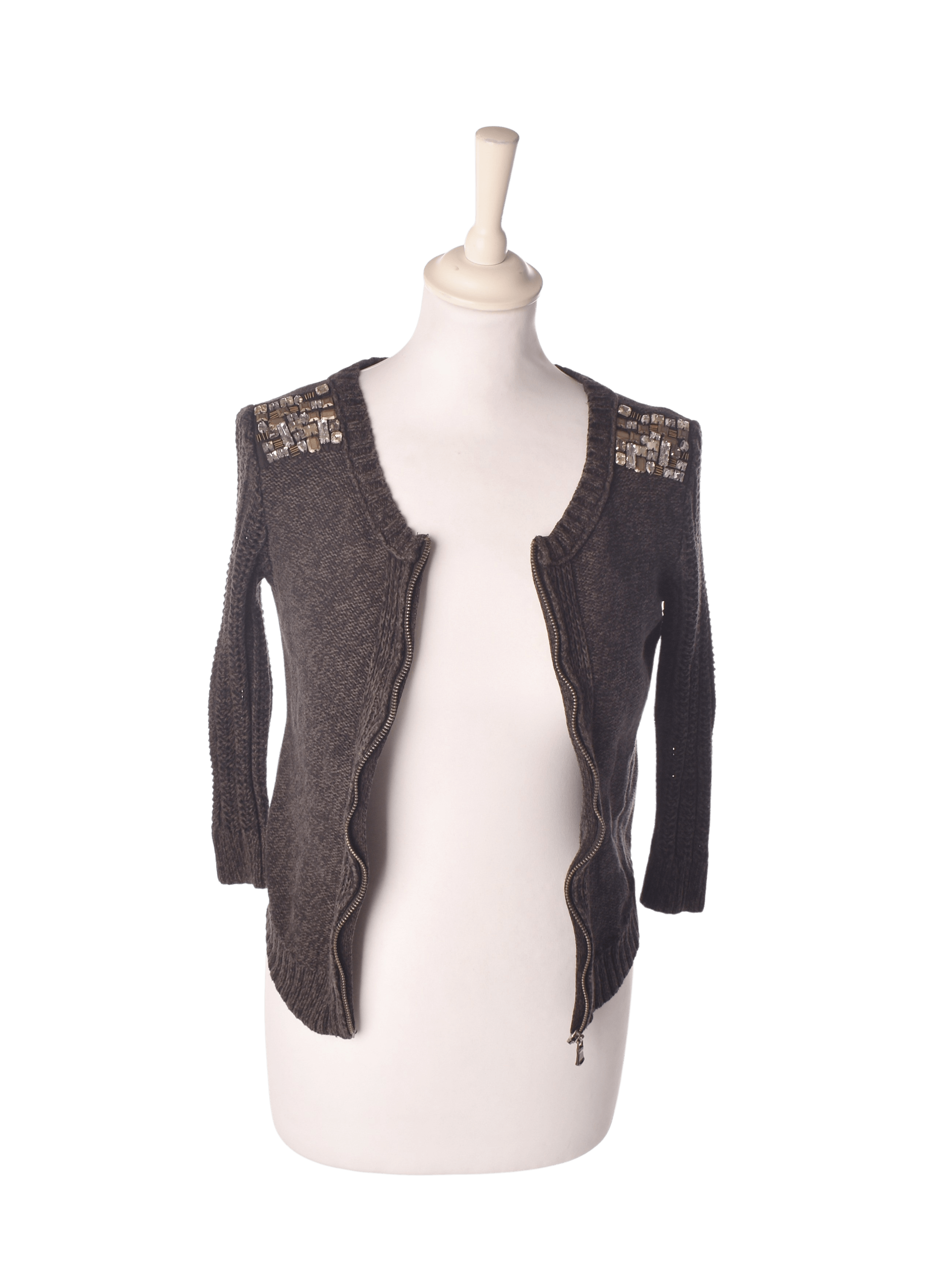 American Eagle Outfitters Cardigan - XS / Grå / Kvinde - SassyLAB Secondhand
