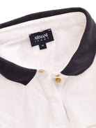 ARMANI JEANS Polo - 46 / Hvid / Kvinde - SassyLAB Secondhand