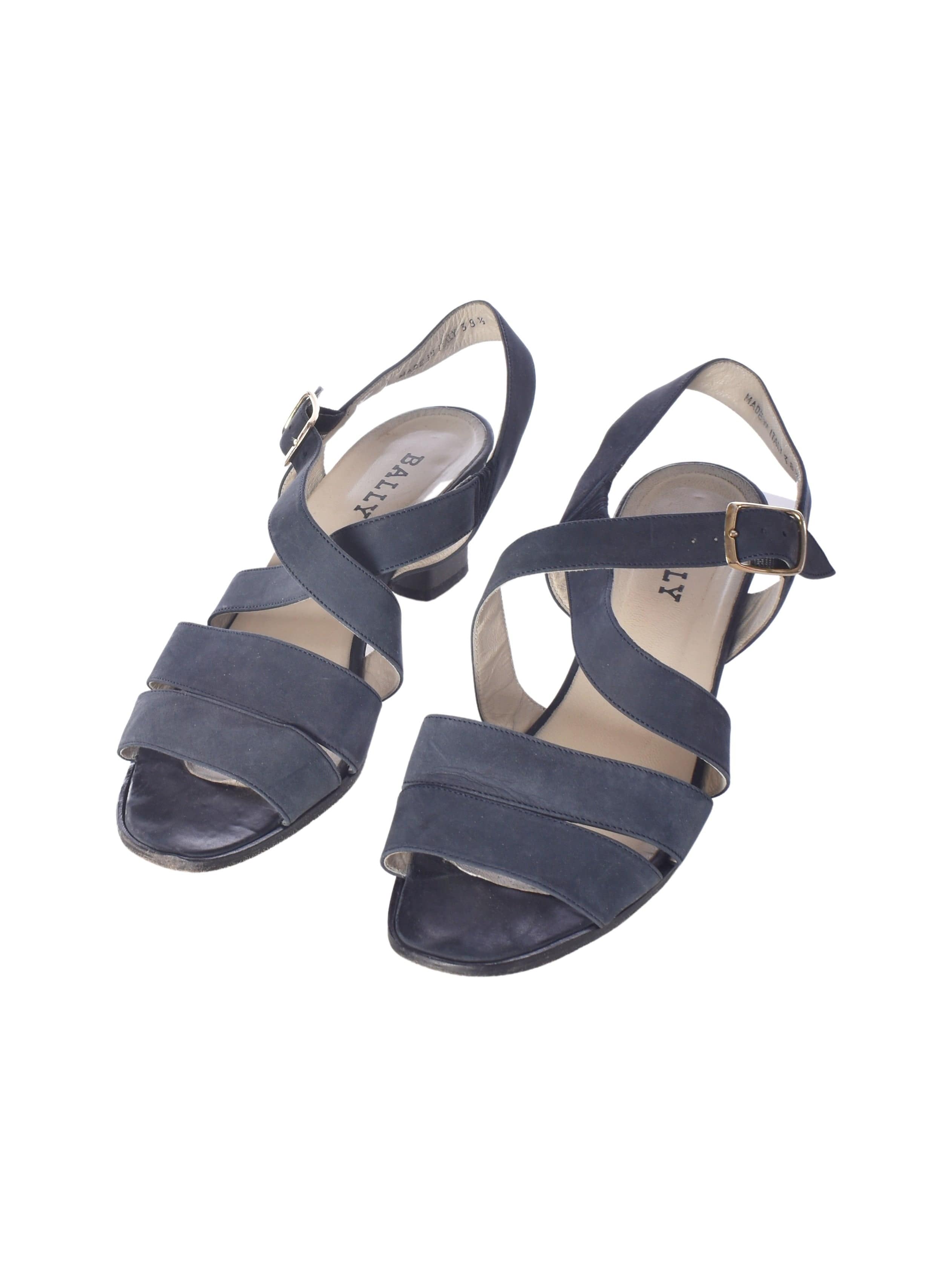 Bally Stiletter - 38.5 / Blå / Kvinde - SassyLAB Secondhand