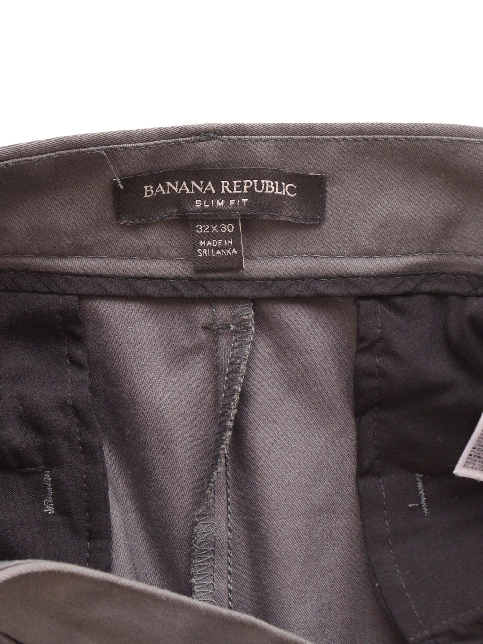 Banana Republic Bukser - W32 L30 / Grå / Mand - SassyLAB Secondhand