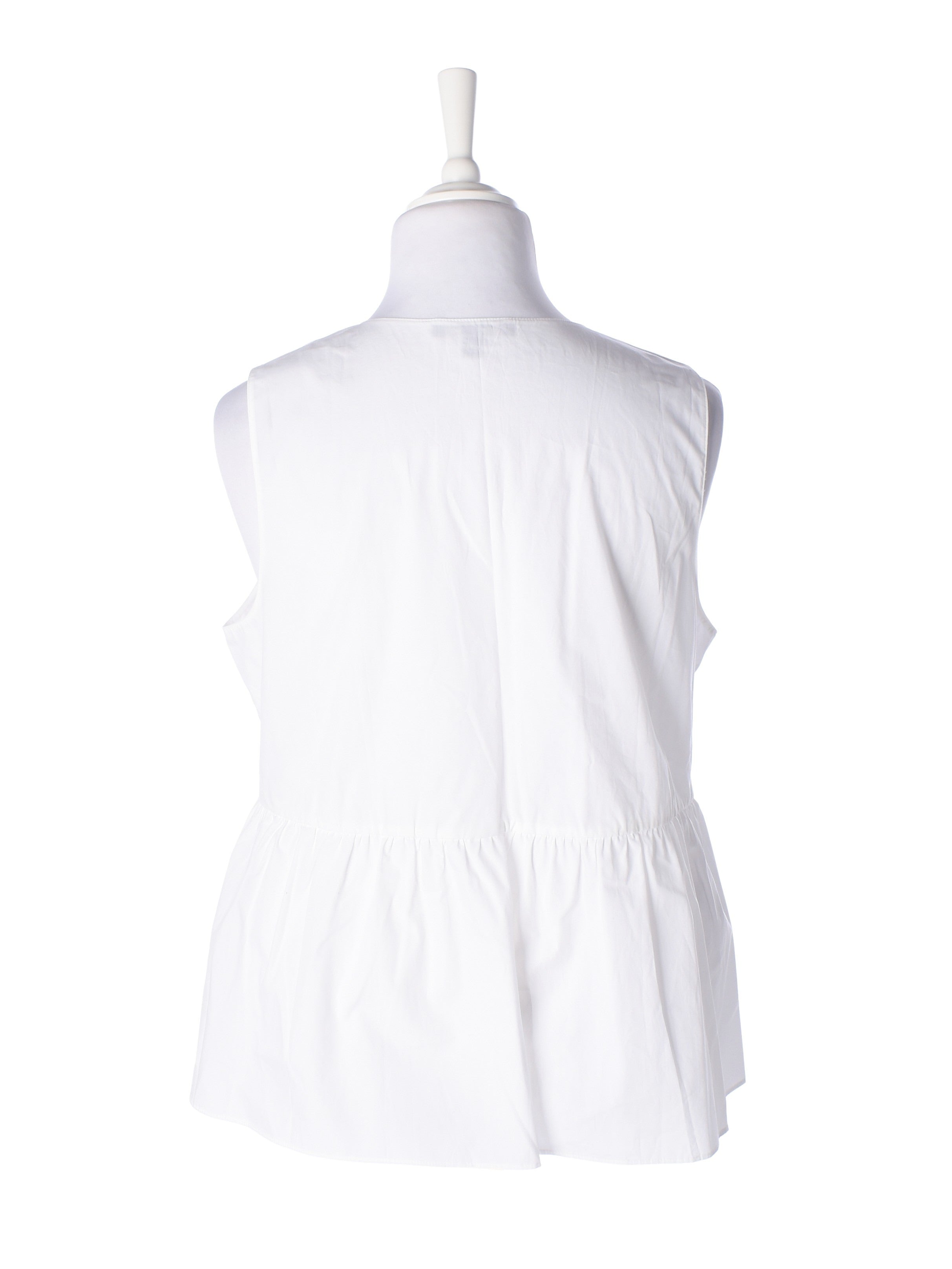 Banana Republic Top - L / Hvid / Kvinde - SassyLAB Secondhand