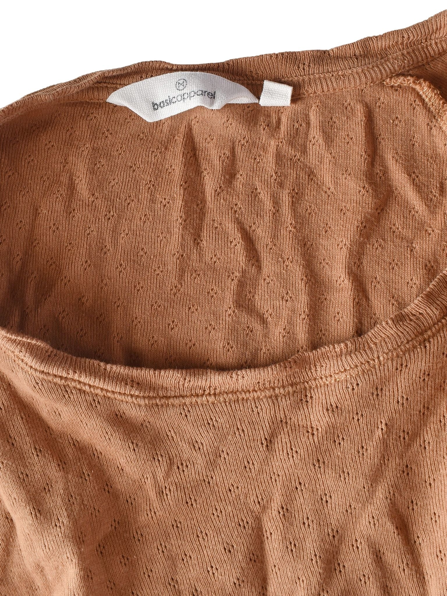 Basic Apparel T-Shirt - M / Brun / Kvinde - SassyLAB Secondhand
