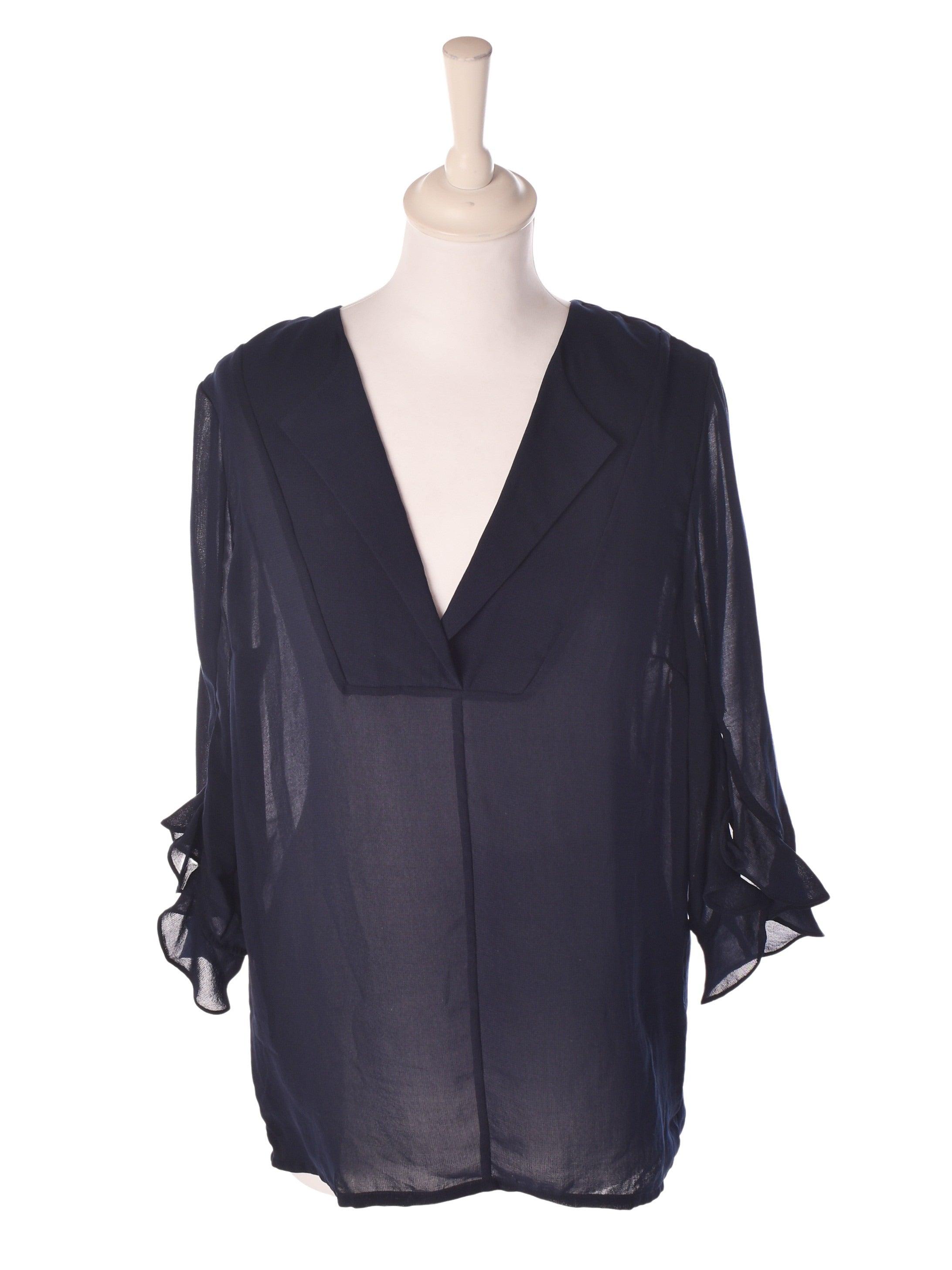 Baum und Pferdgarten Bluse - 38 / Blå / Kvinde - SassyLAB Secondhand