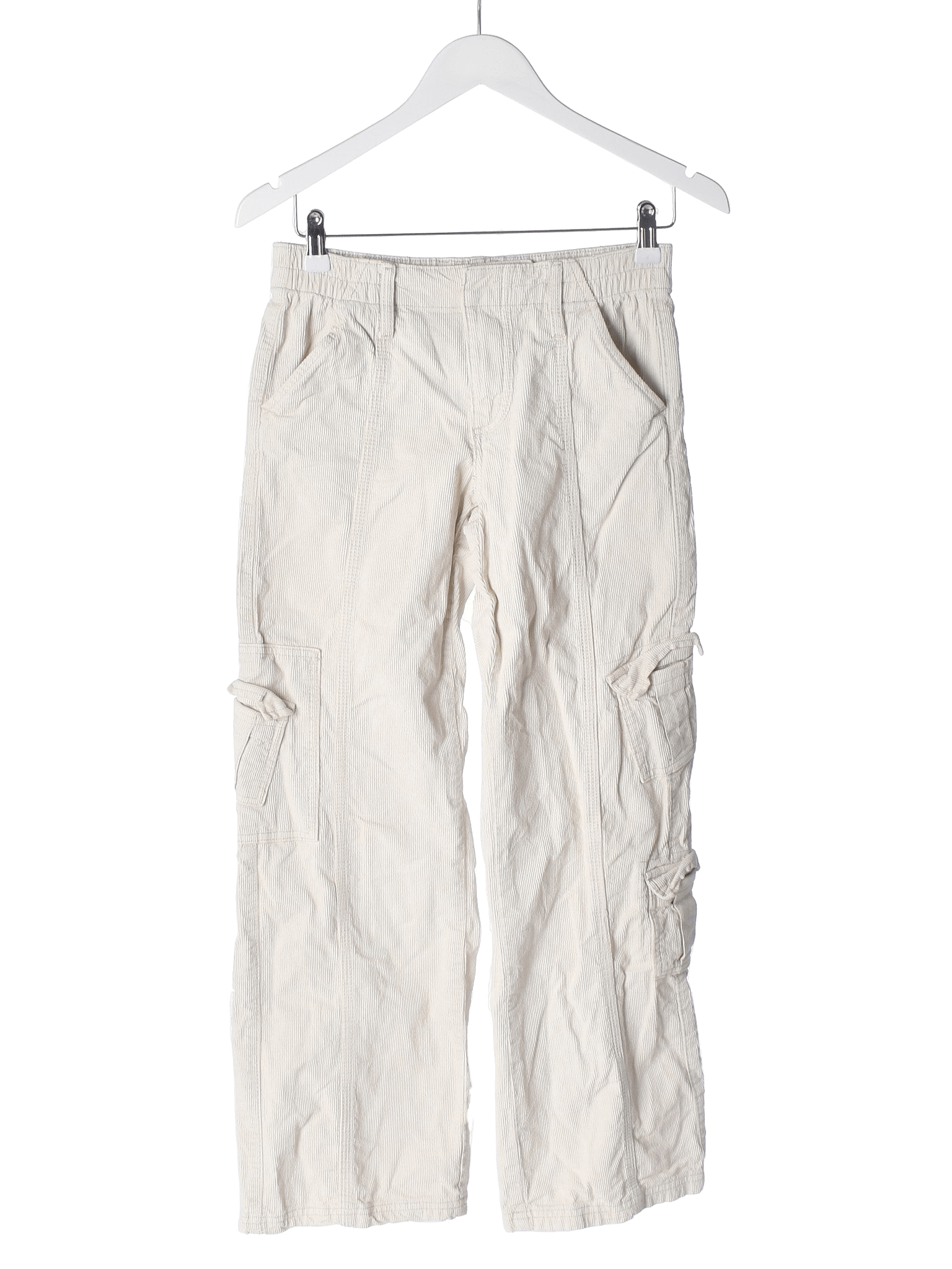 BDG Cargo Bukser - XS / Hvid / Kvinde - SassyLAB Secondhand
