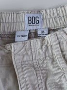 BDG Cargo Bukser - XS / Hvid / Kvinde - SassyLAB Secondhand