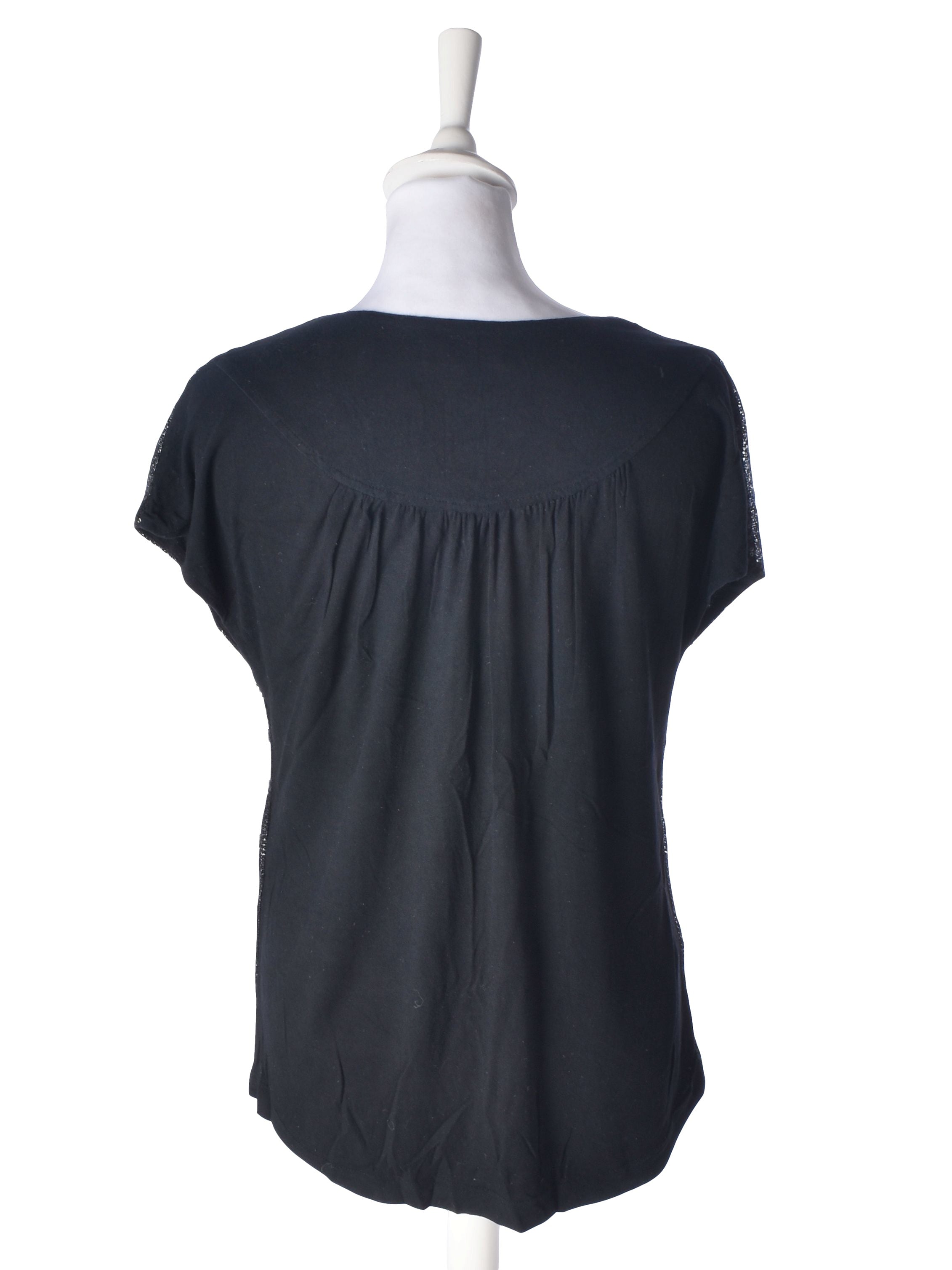 Benedikte Utzon T-Shirt - S / Sort / Kvinde - SassyLAB Secondhand