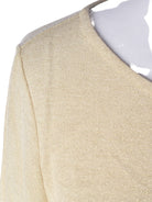 Benetton Bluse - M / Guld / Kvinde - SassyLAB Secondhand