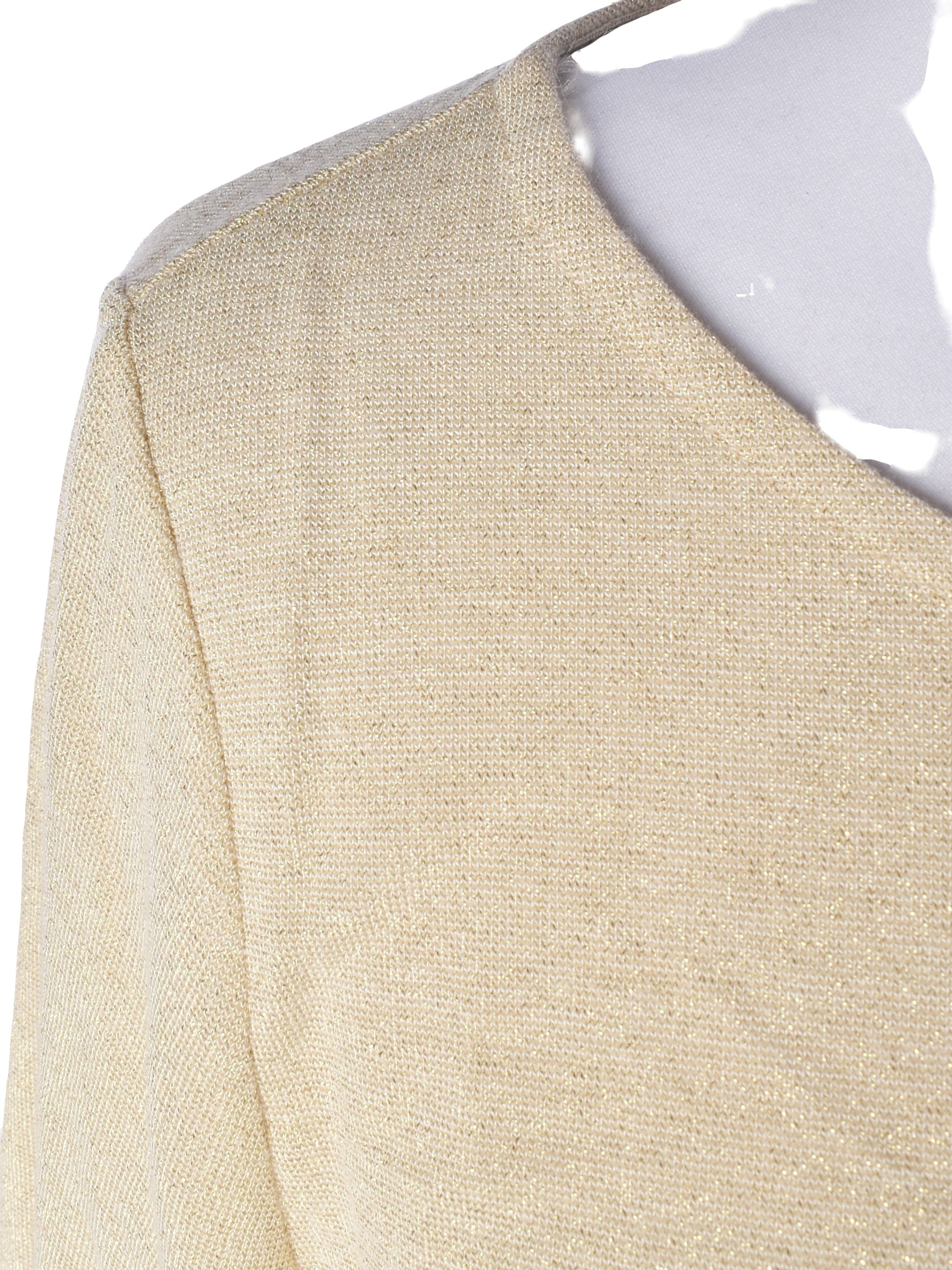 Benetton Bluse - M / Guld / Kvinde - SassyLAB Secondhand