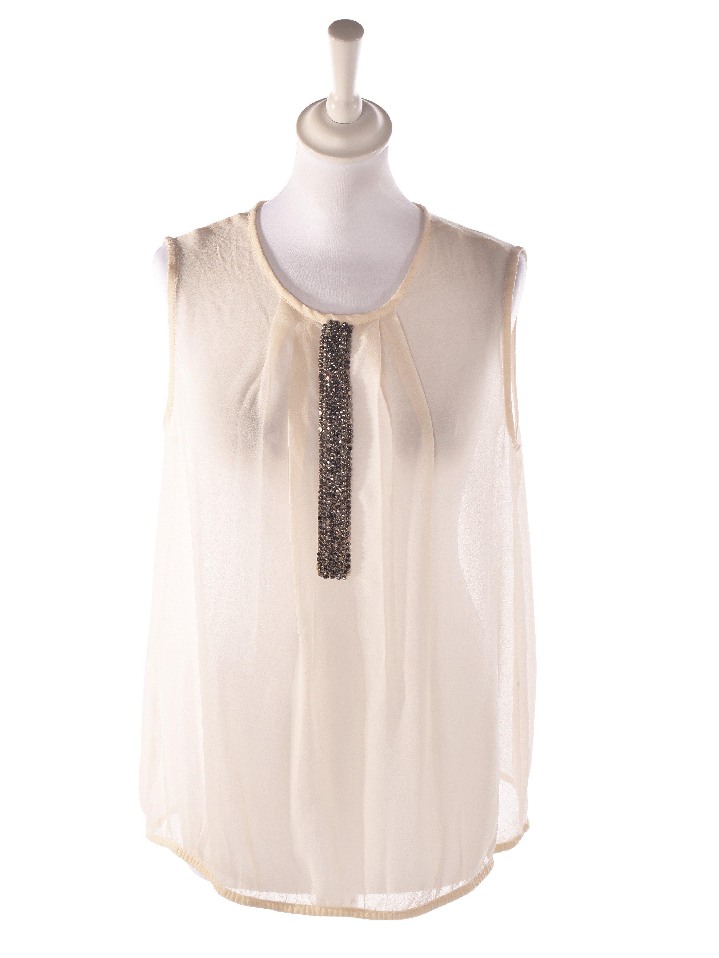 Benetton Top - L / Hvid / Kvinde - SassyLAB Secondhand