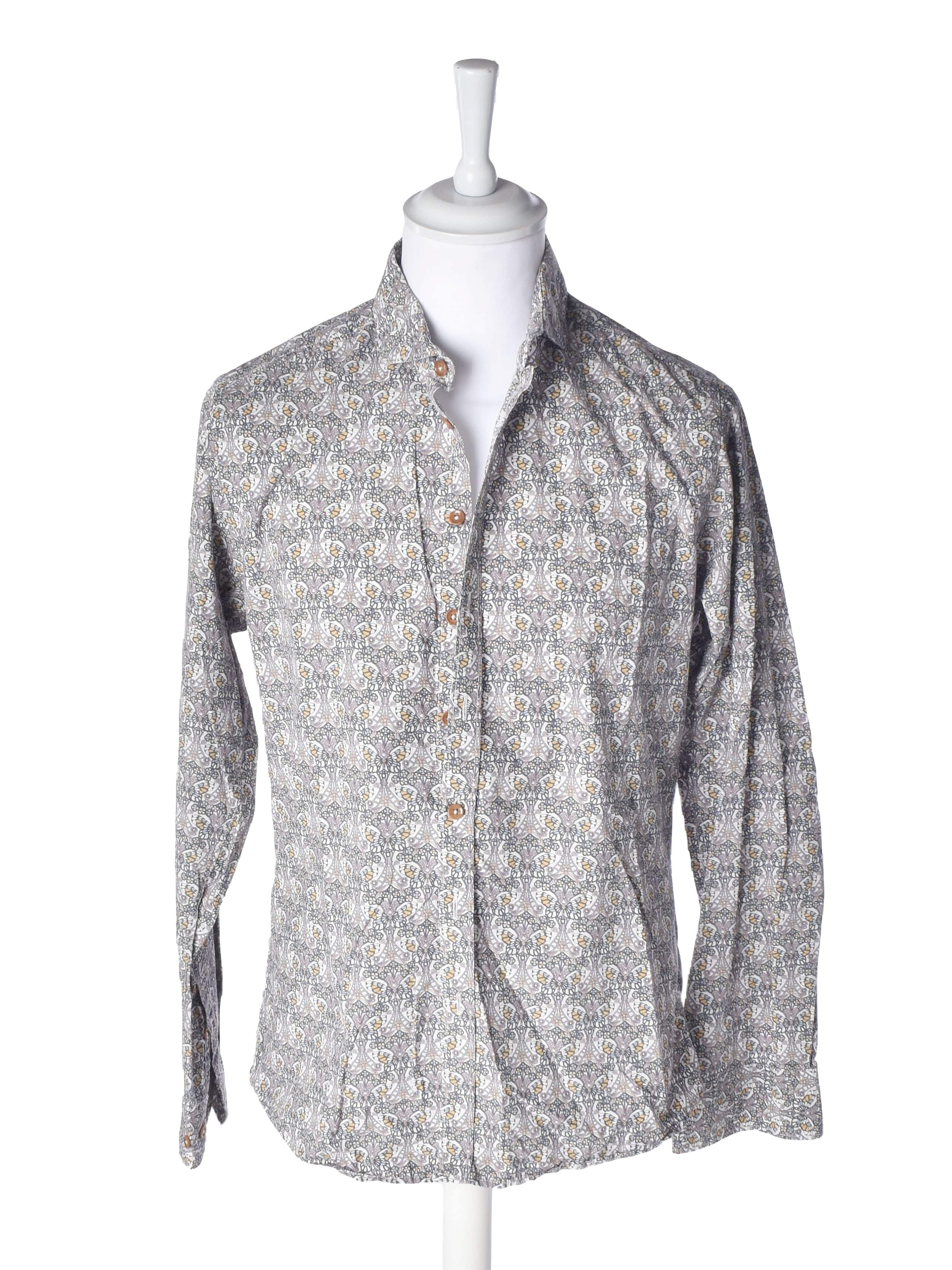 Bertoni Skjorte - 42 / Lilla / Mand - SassyLAB Secondhand