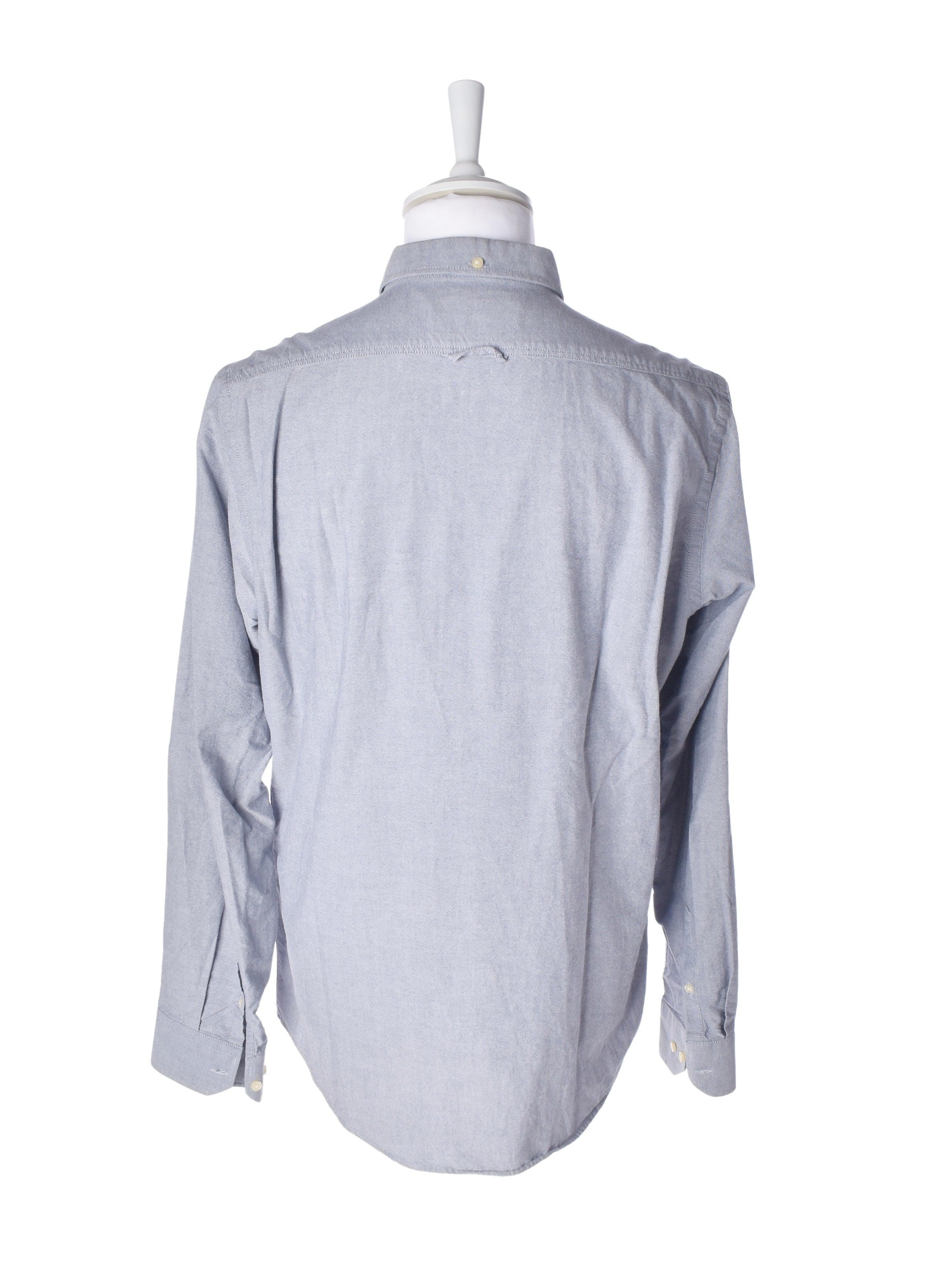 Bertoni Skjorte - 44 / Grå / Mand - SassyLAB Secondhand