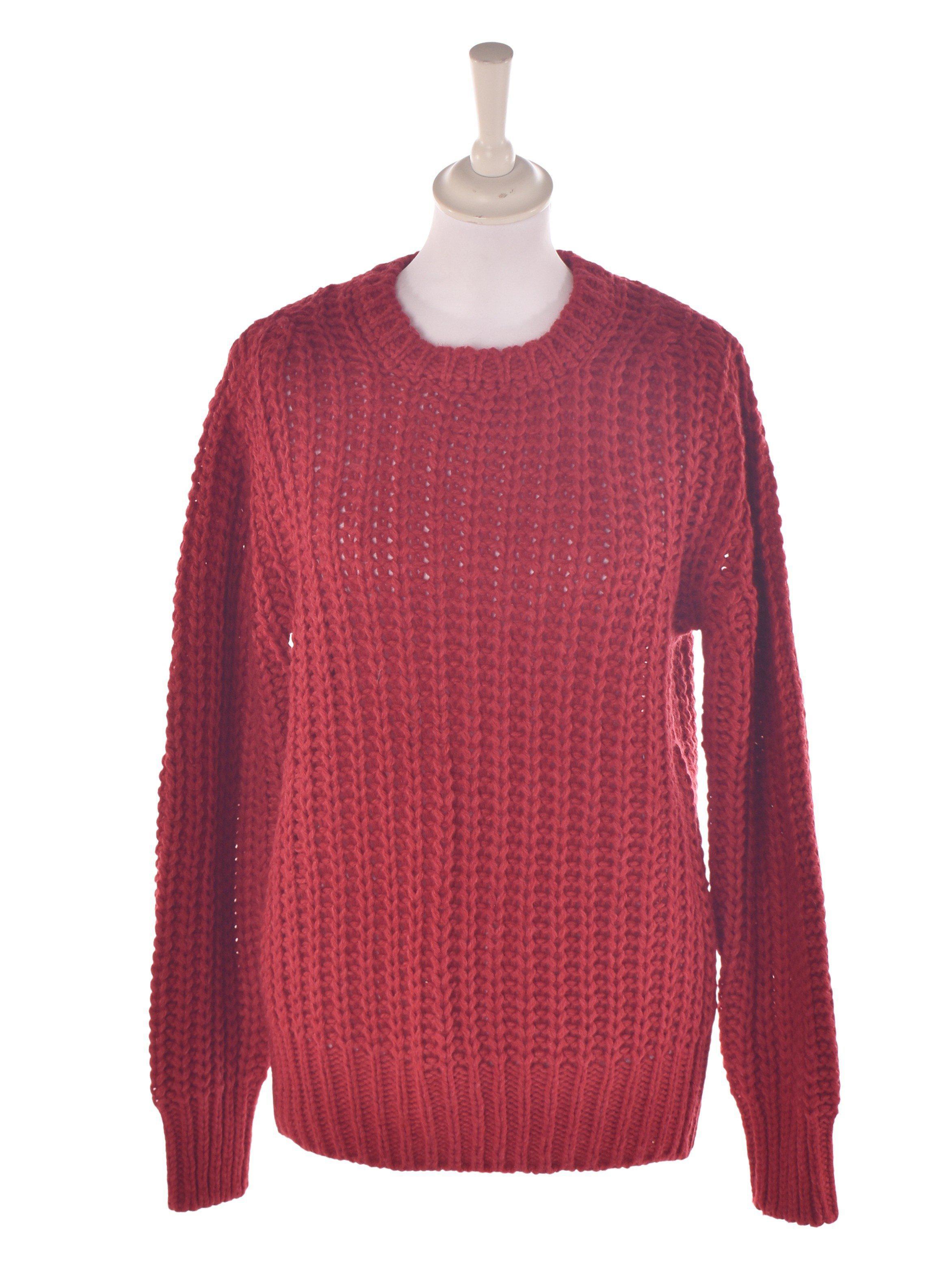 Bianco & Blu Strik - L / Rød / Kvinde - SassyLAB Secondhand