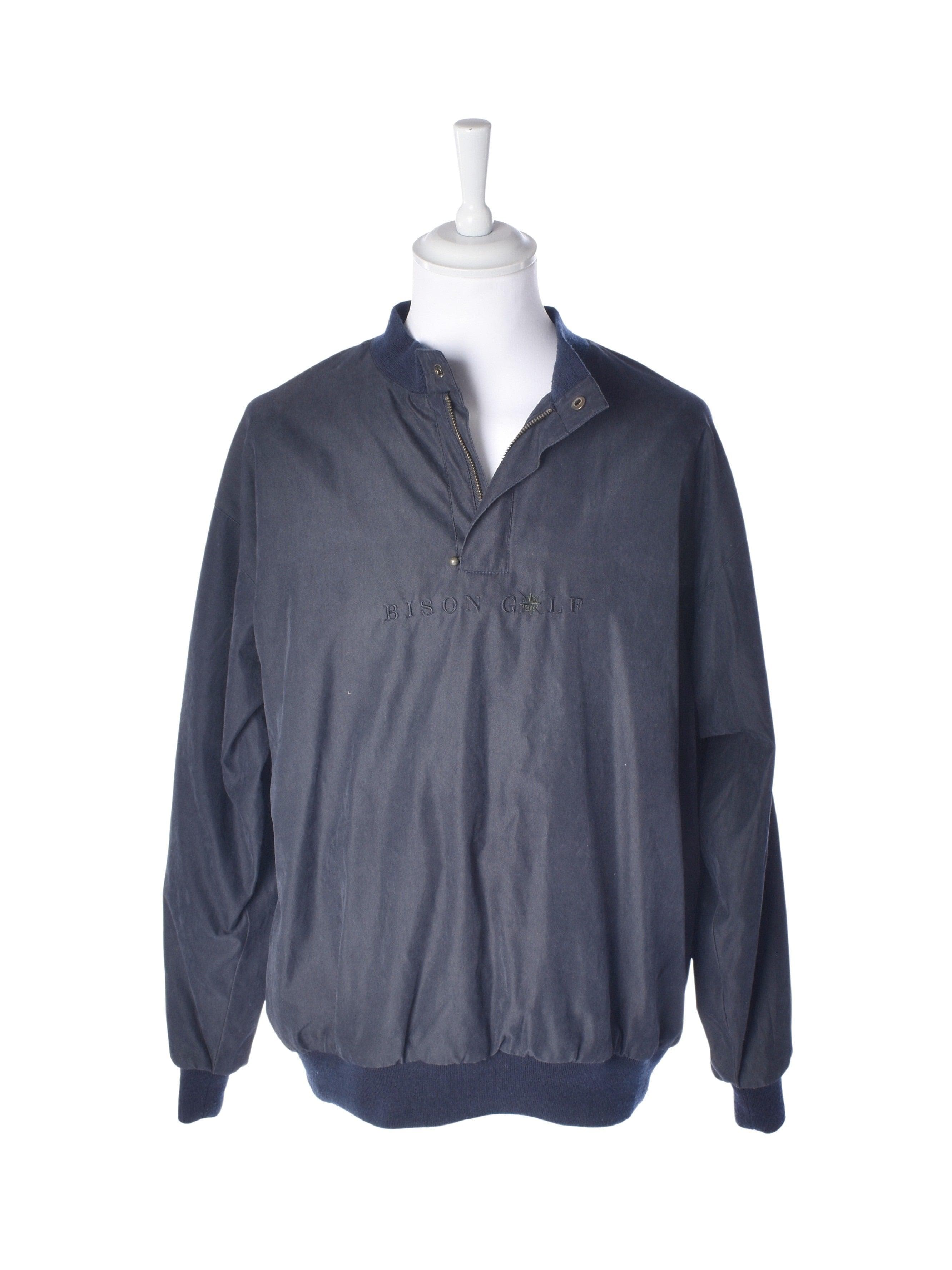 Bison Club Jakke - L / Blå / Mand - SassyLAB Secondhand