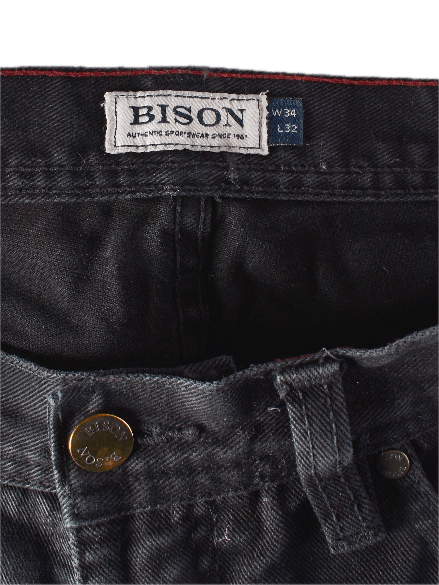 Bison Jeans - 34/32 / Sort / Kvinde - SassyLAB Secondhand
