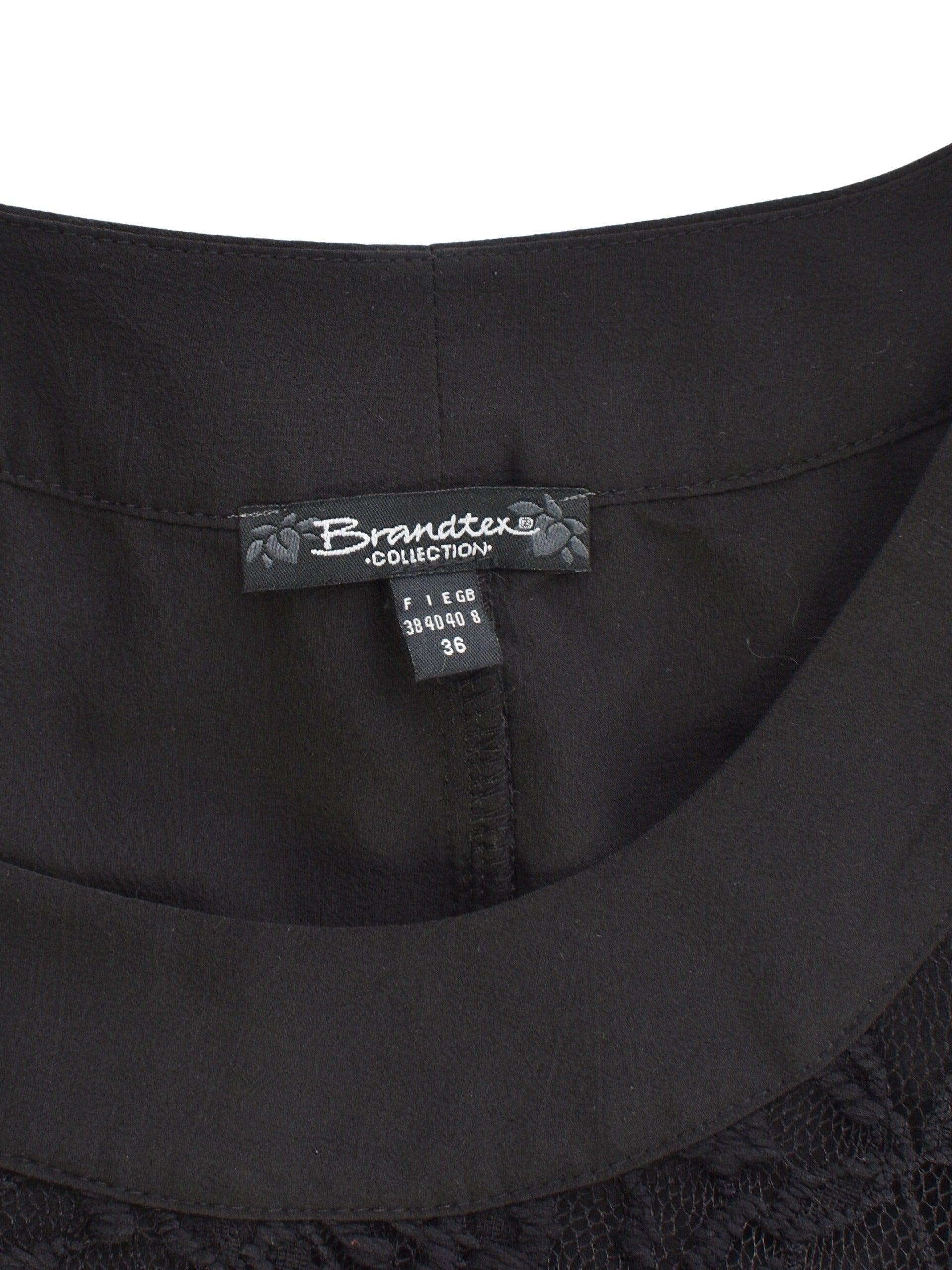 Brandtex Kjole - 36 / Sort / Kvinde - SassyLAB Secondhand
