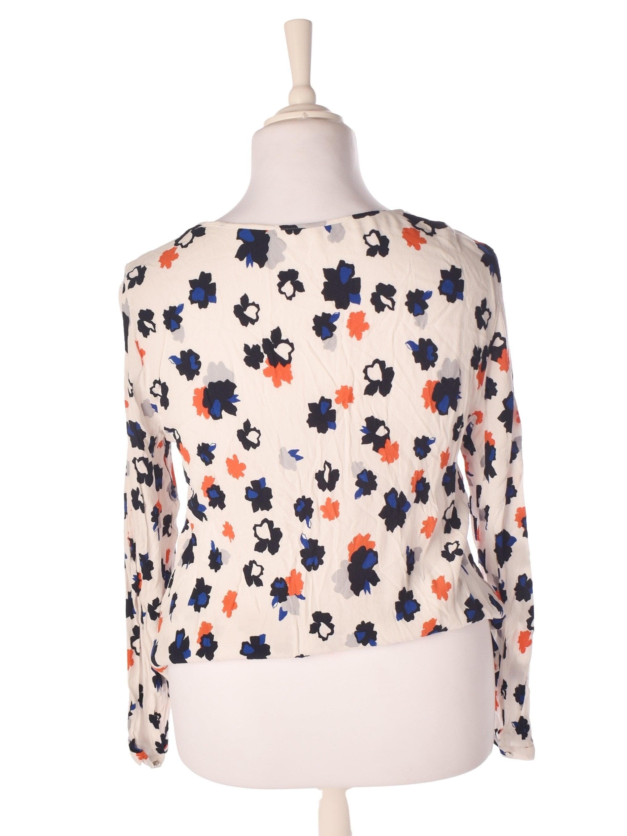 BRAX Bluse - 44 / Hvid / Kvinde - SassyLAB Secondhand