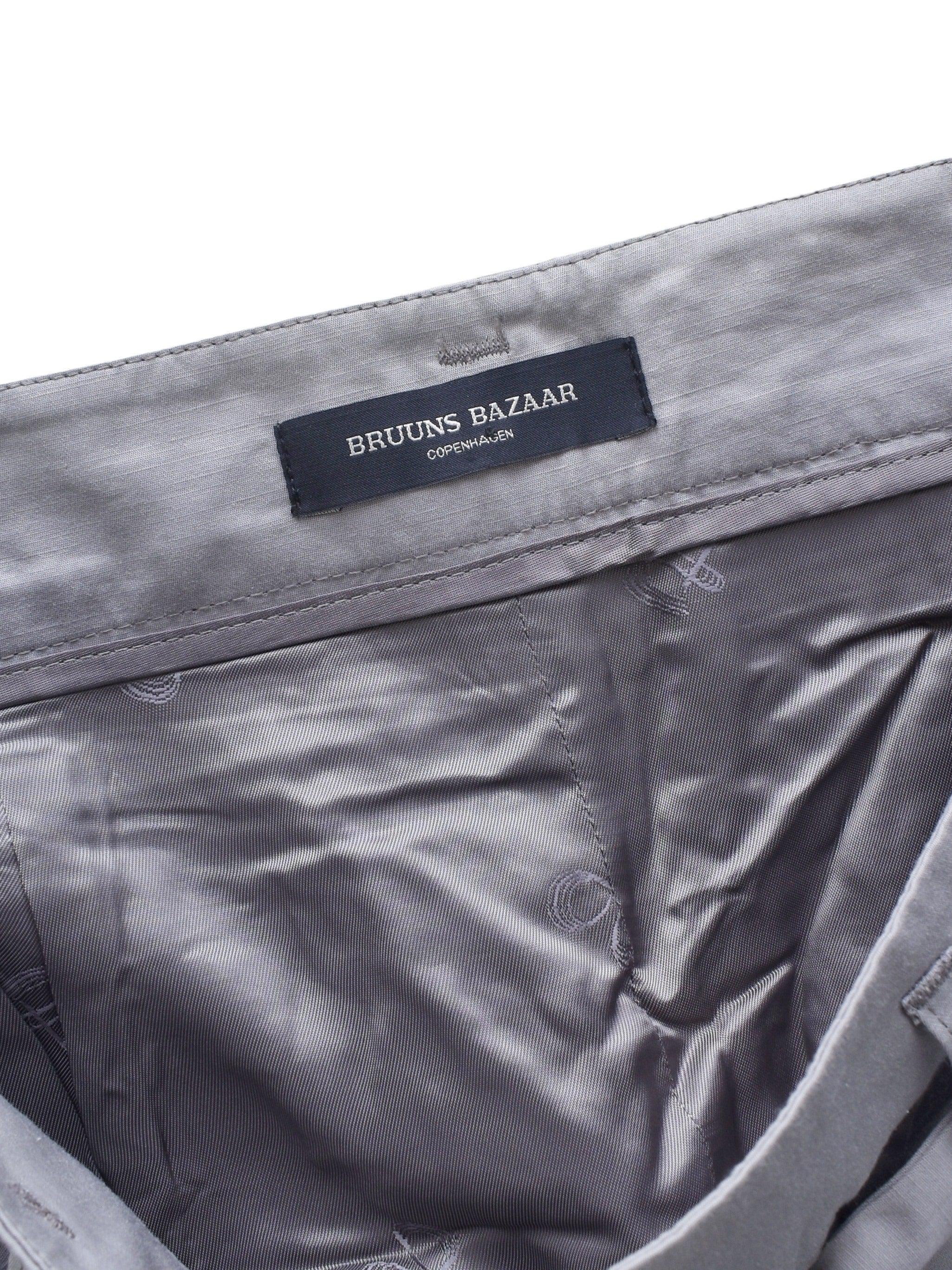 Bruuns Bazaar Nederdel - 40 / Grå / Kvinde - SassyLAB Secondhand