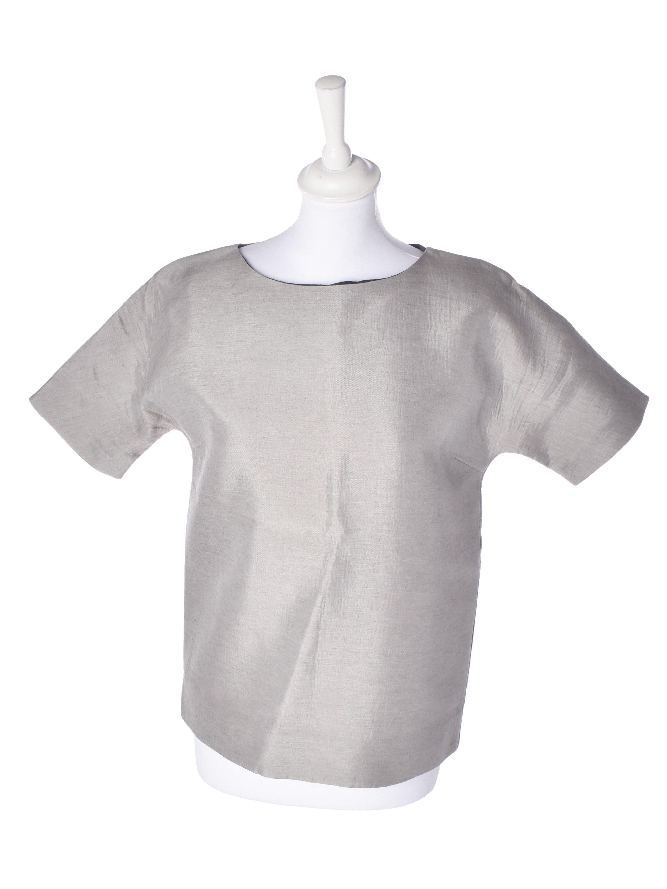 Bruuns Bazaar T-Shirt - 34 / Grå / Kvinde - SassyLAB Secondhand
