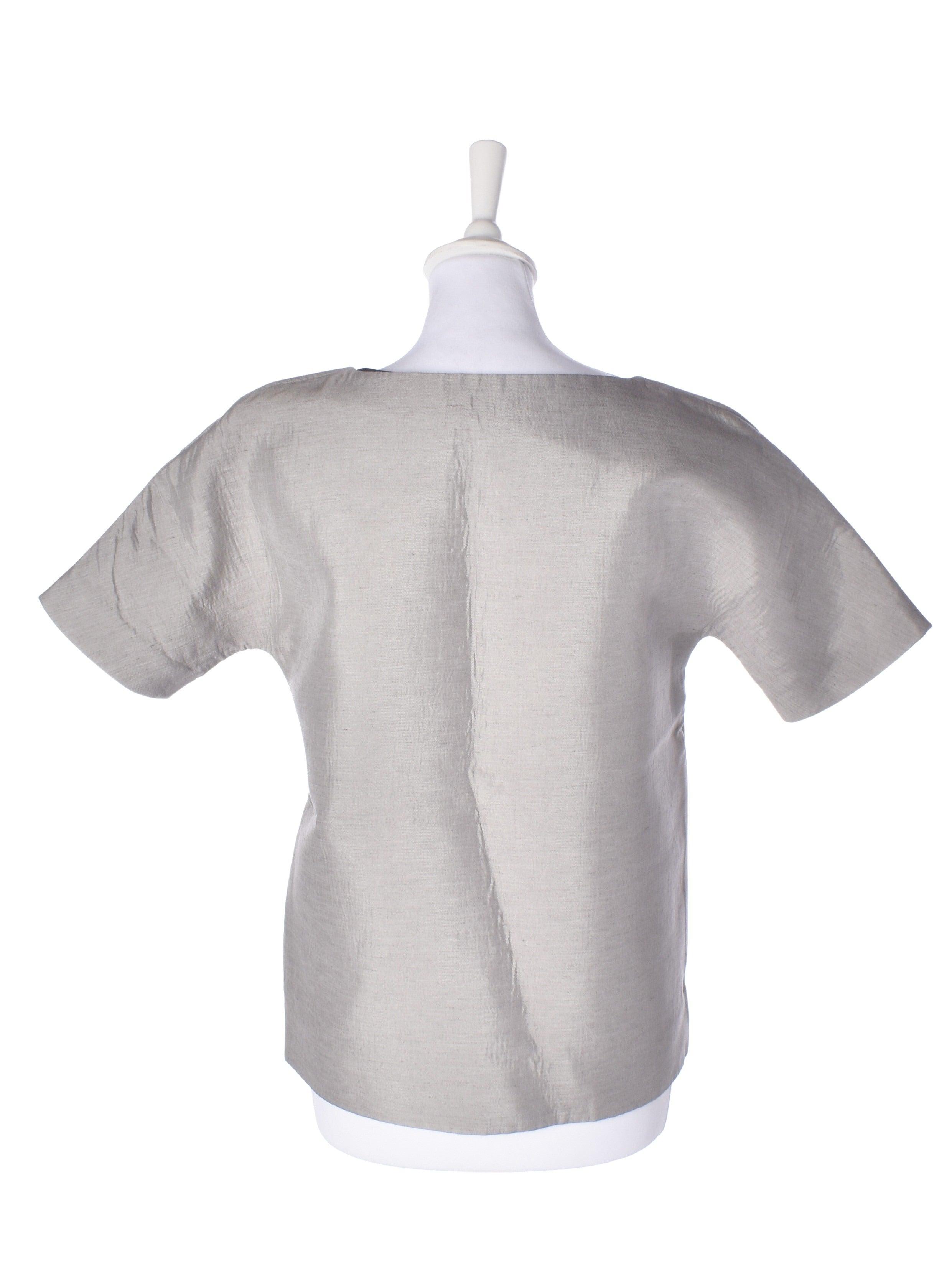 Bruuns Bazaar T-Shirt - 34 / Grå / Kvinde - SassyLAB Secondhand