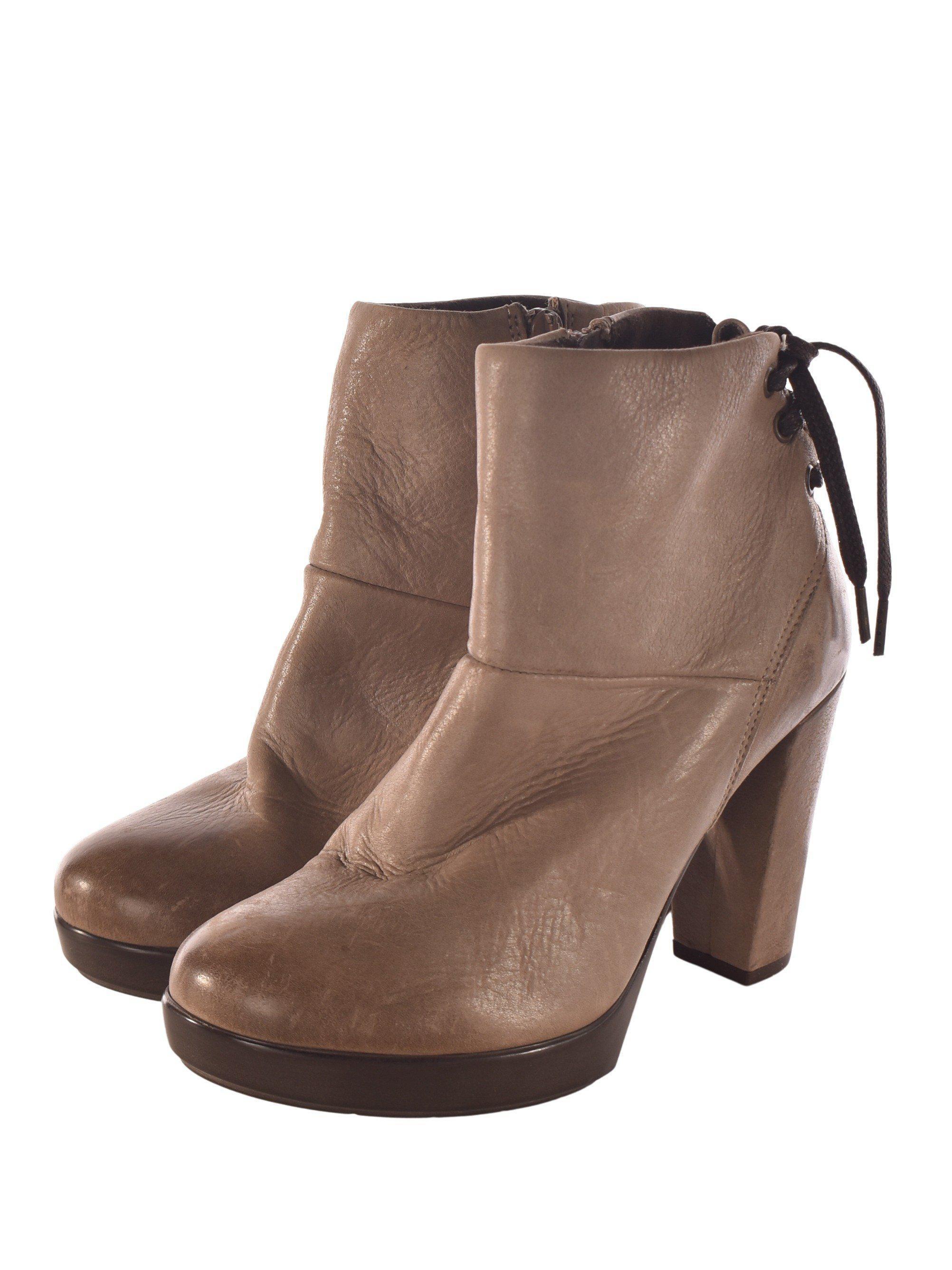 Bullboxer Støvletter - 36 / Mud / Kvinde - SassyLAB Secondhand