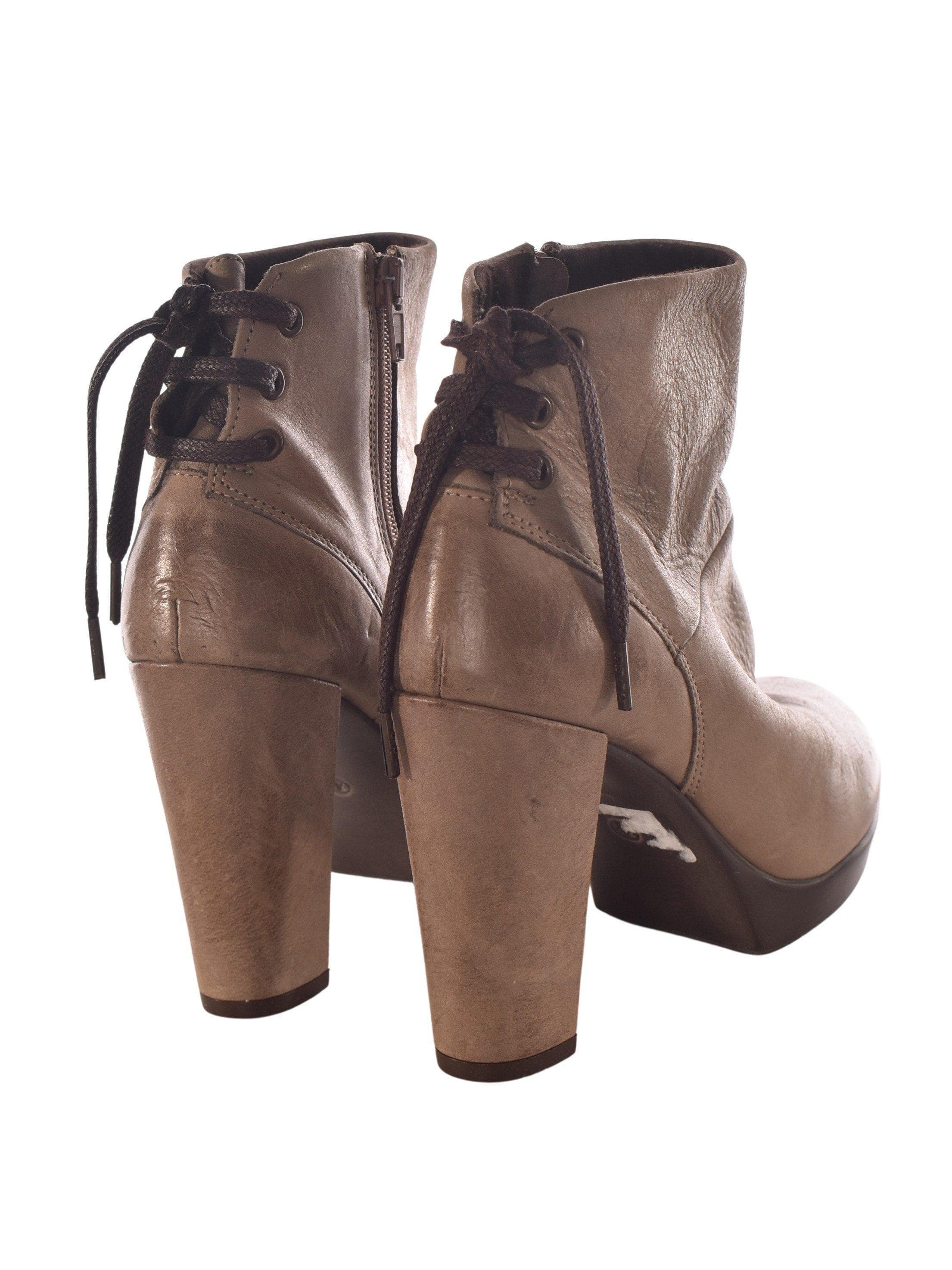 Bullboxer Støvletter - 36 / Mud / Kvinde - SassyLAB Secondhand
