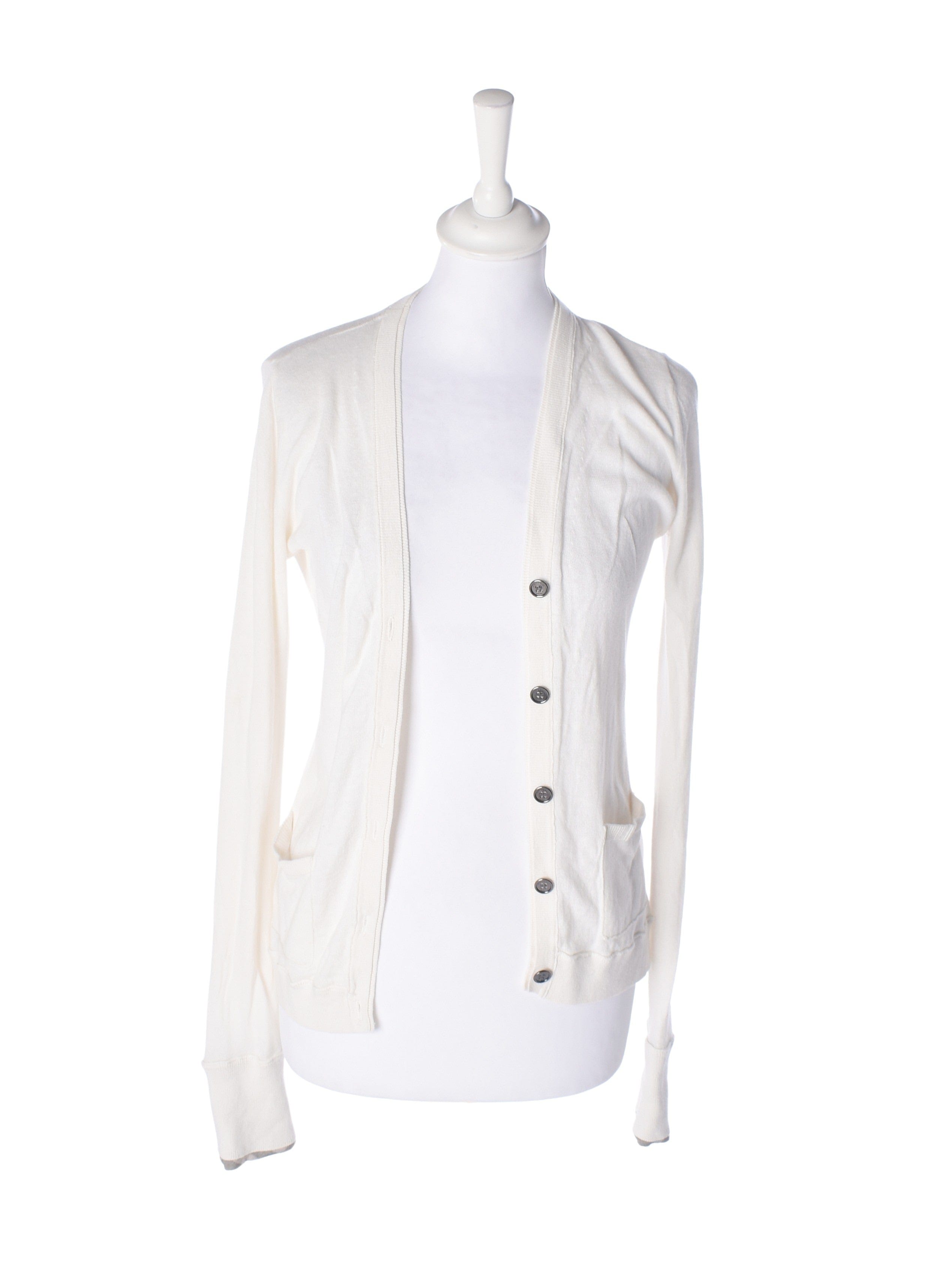 Burberry Cardigan - S / Hvid / Kvinde - SassyLAB Secondhand
