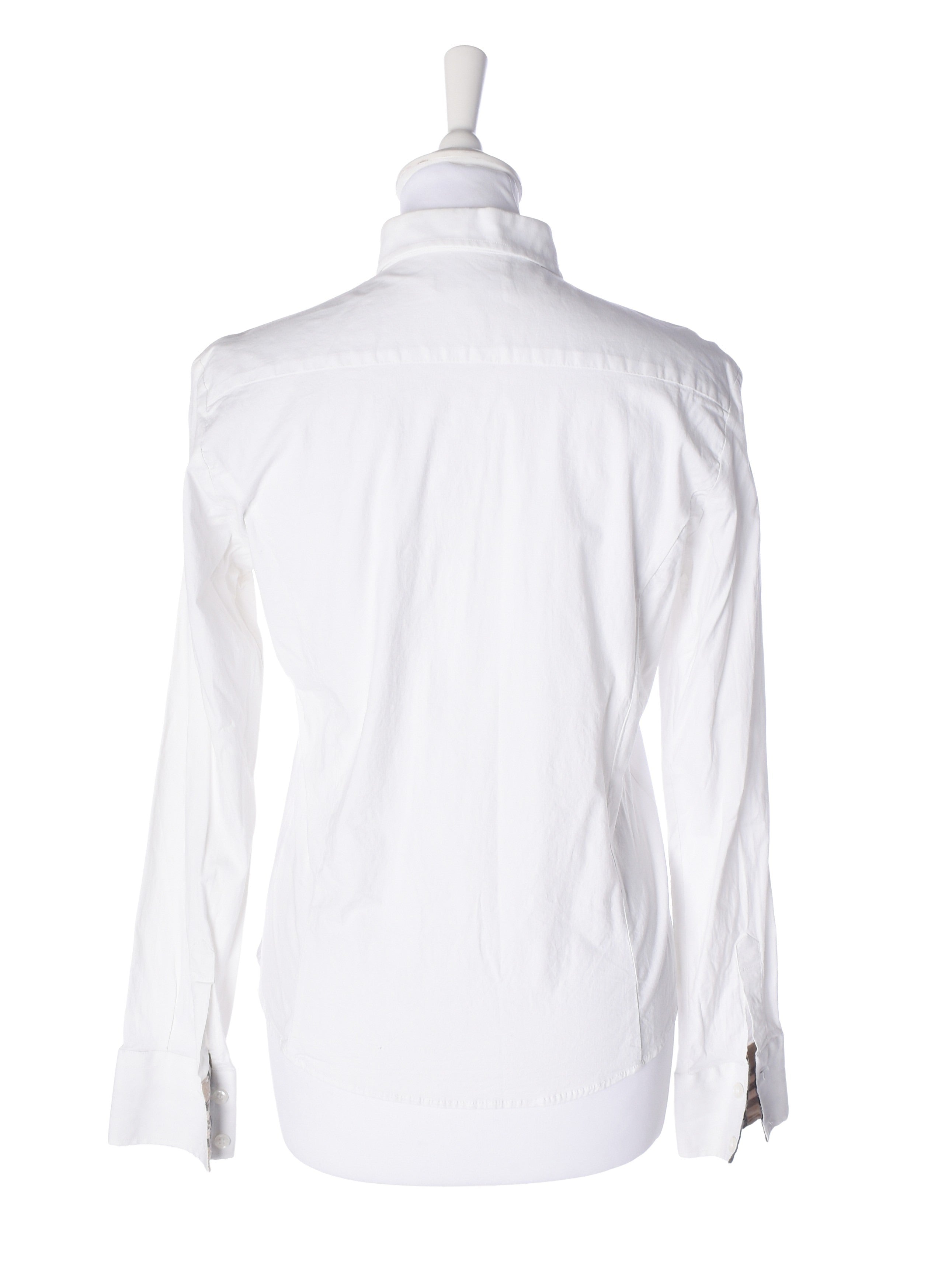 Burberry Skjorte - M / Hvid / Kvinde - SassyLAB Secondhand