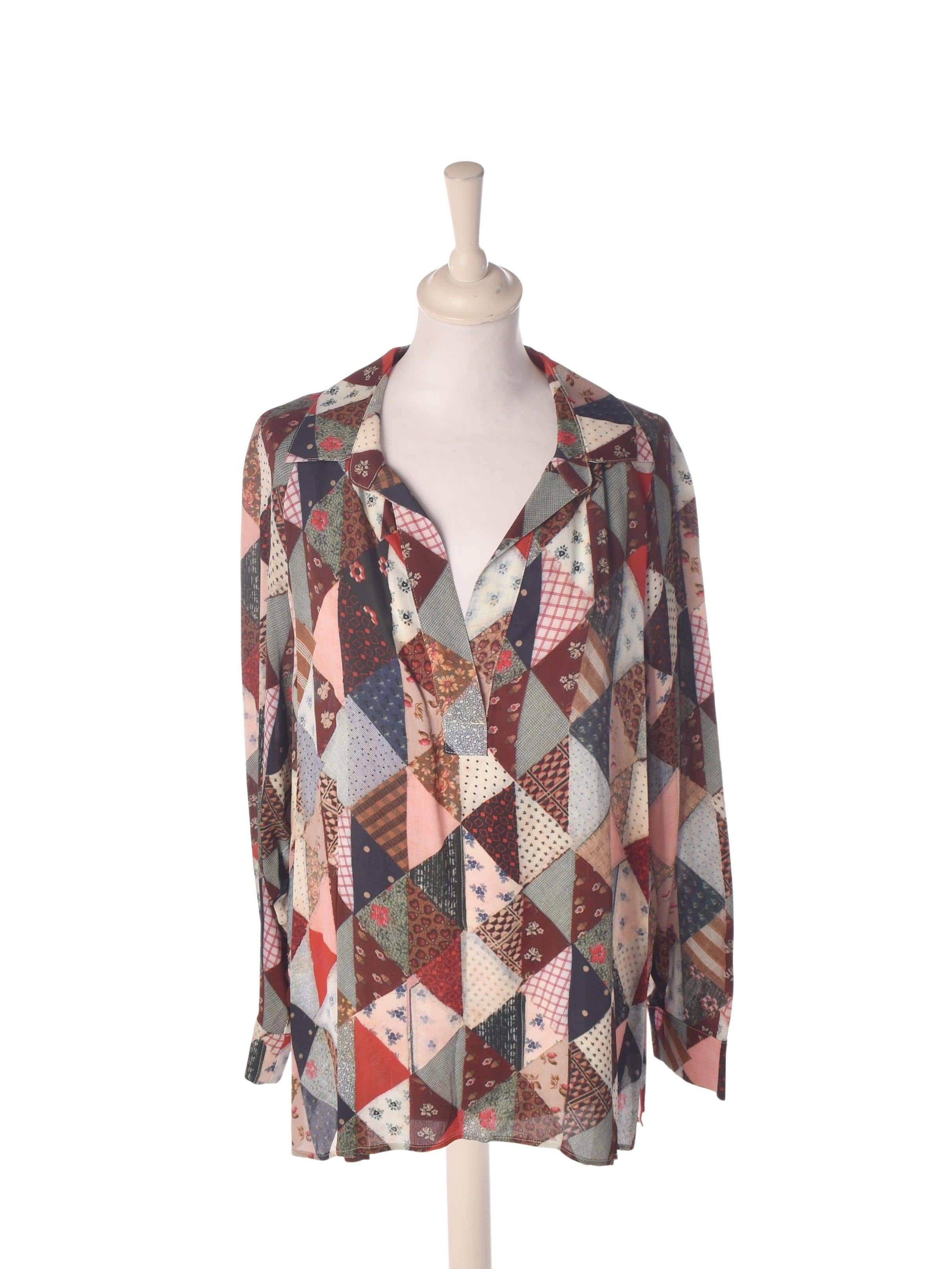 By Malene Birger Bluse - 40 / Multifarvet / Kvinde - SassyLAB Secondhand