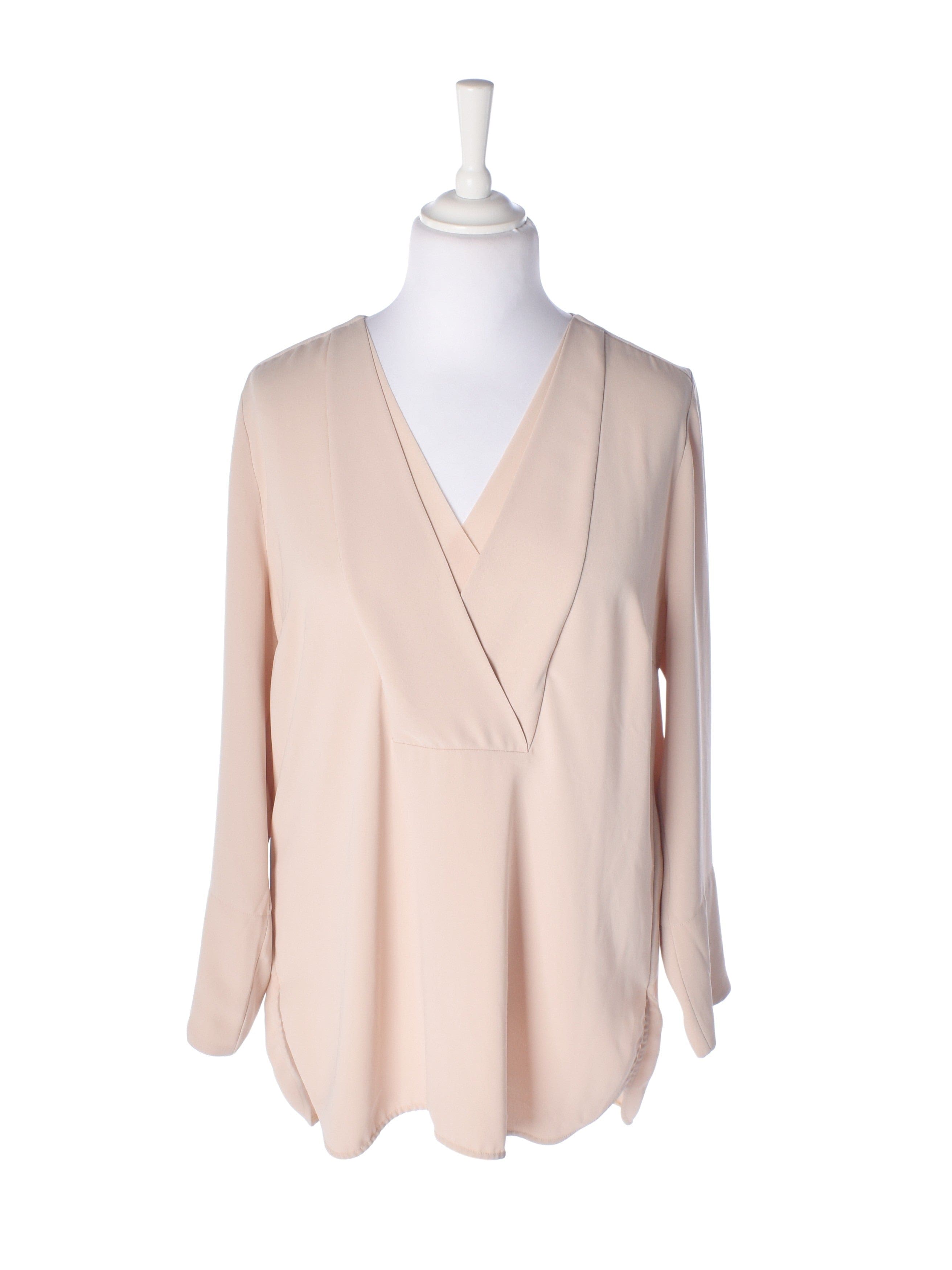 By Malene Birger Bluse - 42 / Nude / Kvinde - SassyLAB Secondhand