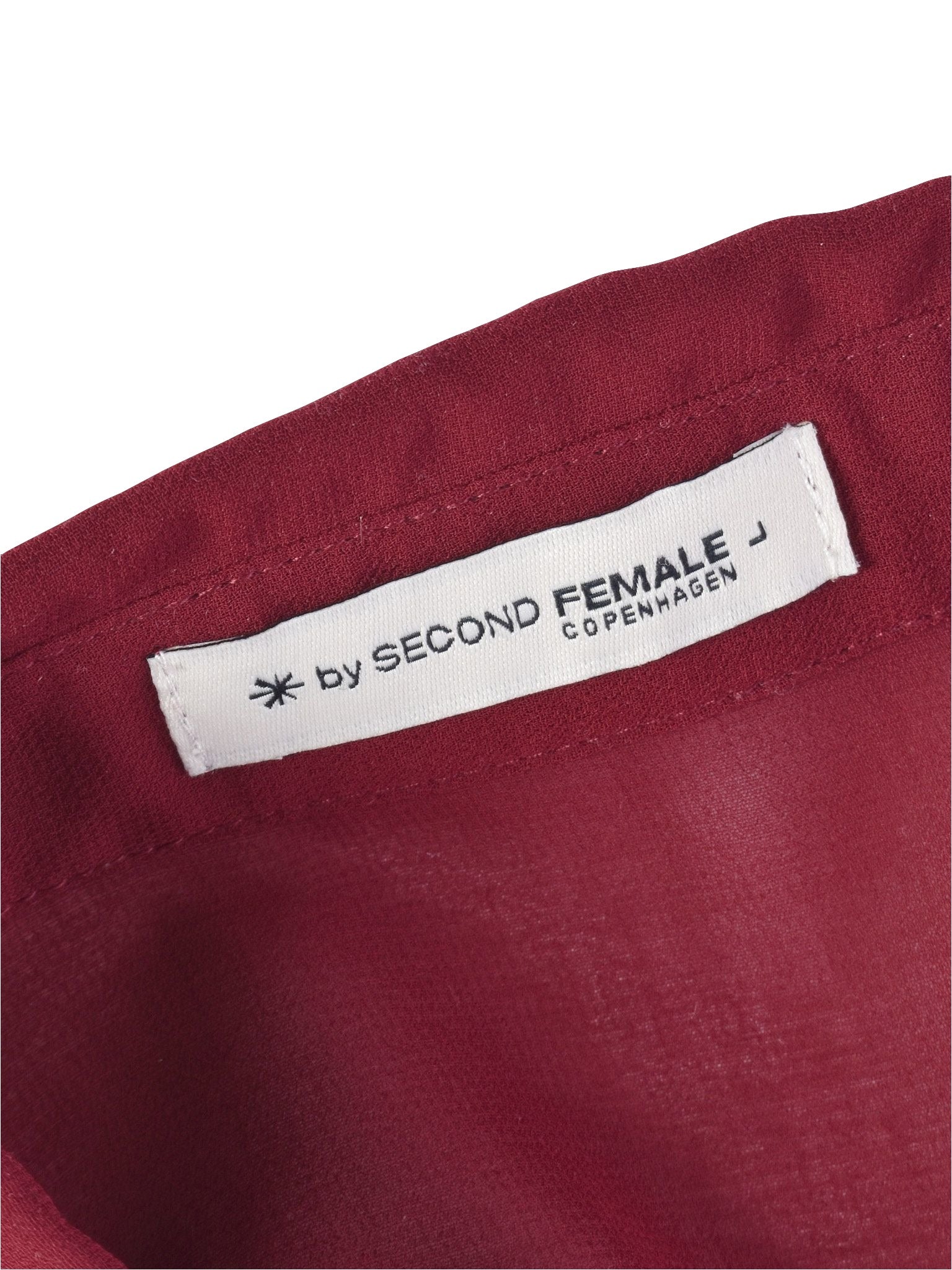 By second Female Bluse - L / Rød / Kvinde - SassyLAB Secondhand