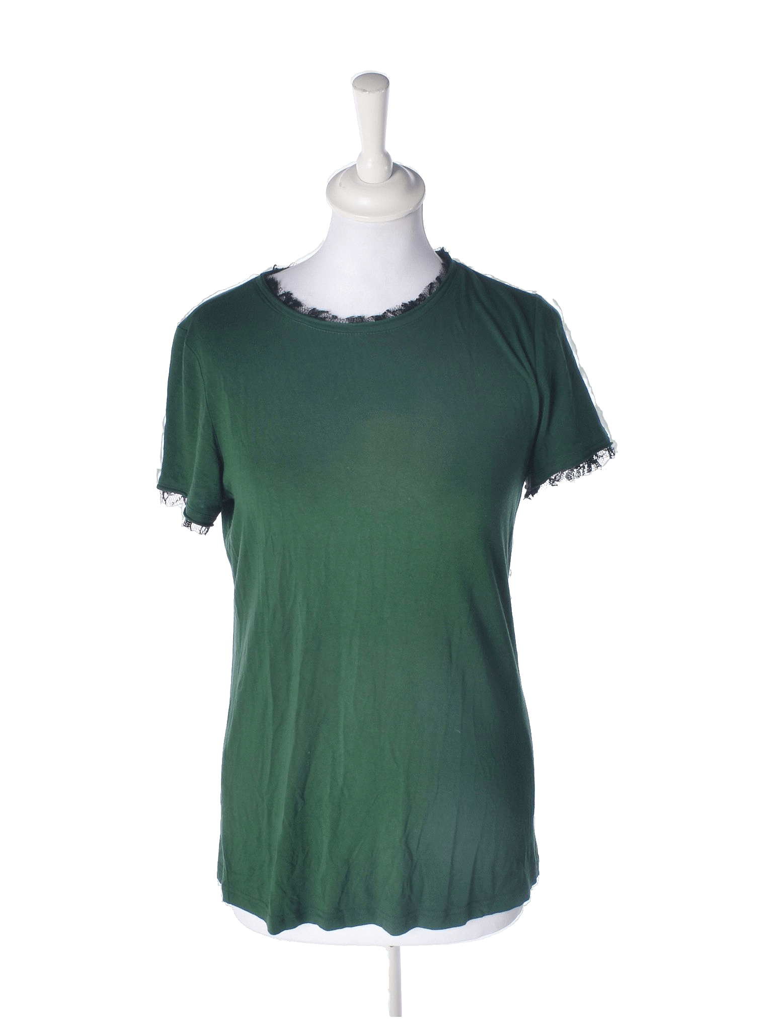Caddis Fly T-Shirt - XS / Grøn / Kvinde - SassyLAB Secondhand