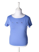 Carite Sport Trænings T-Shirt - 44 / Blå / Kvinde - SassyLAB Secondhand