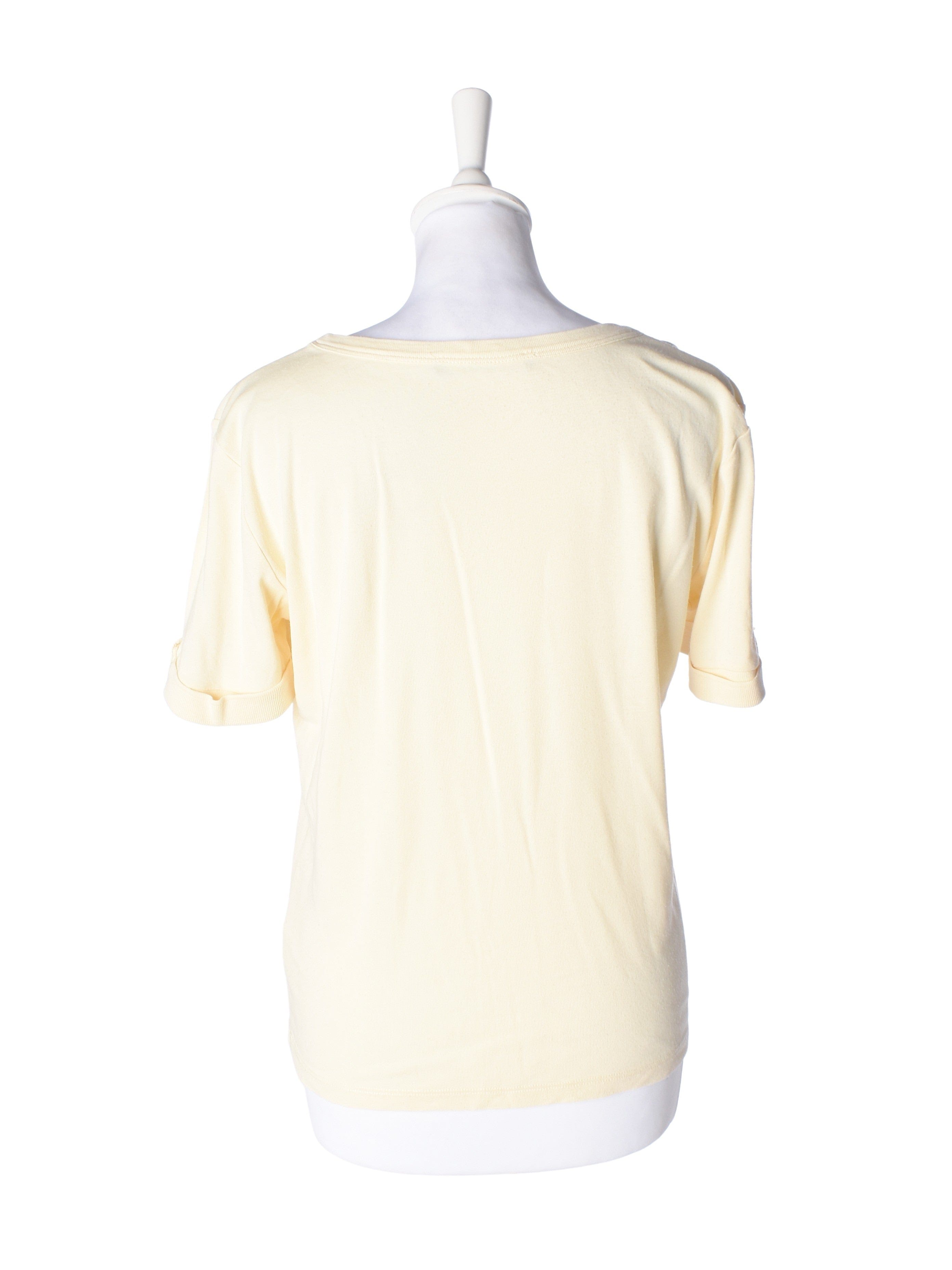 Caroll T-Shirt - 42 / Gul / Kvinde - SassyLAB Secondhand