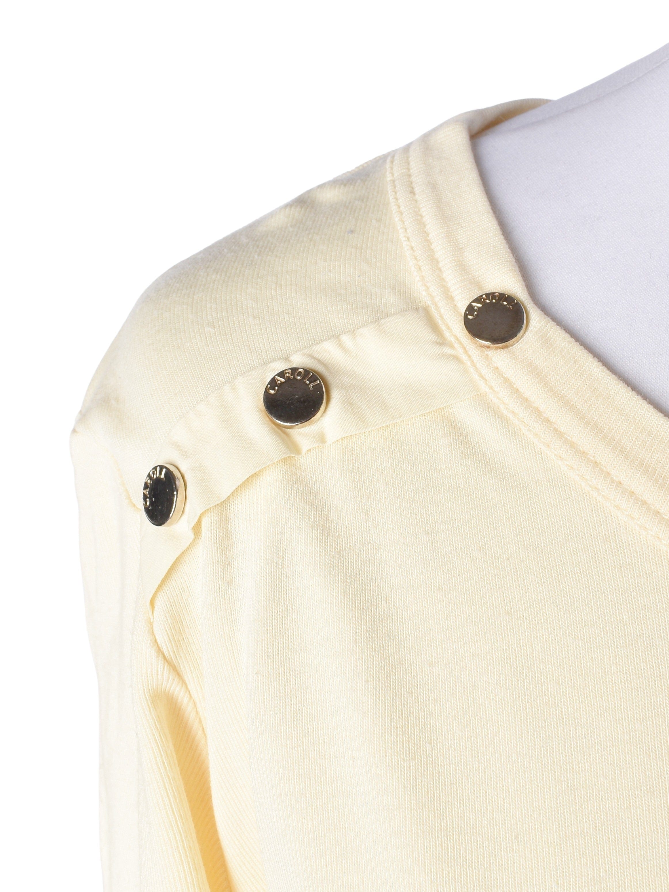 Caroll T-Shirt - 42 / Gul / Kvinde - SassyLAB Secondhand