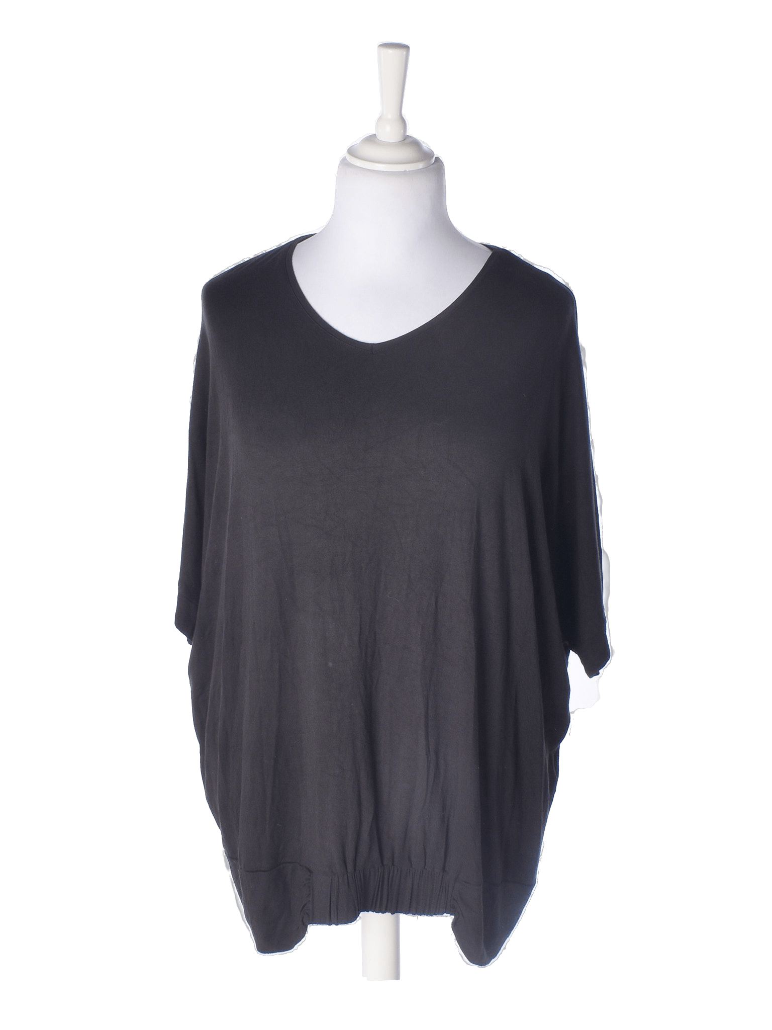 Cassiopeia Bluse - XL / Sort / Kvinde - SassyLAB Secondhand