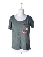 Catwalk Junkie T-Shirt - S / Grøn / Kvinde - SassyLAB Secondhand